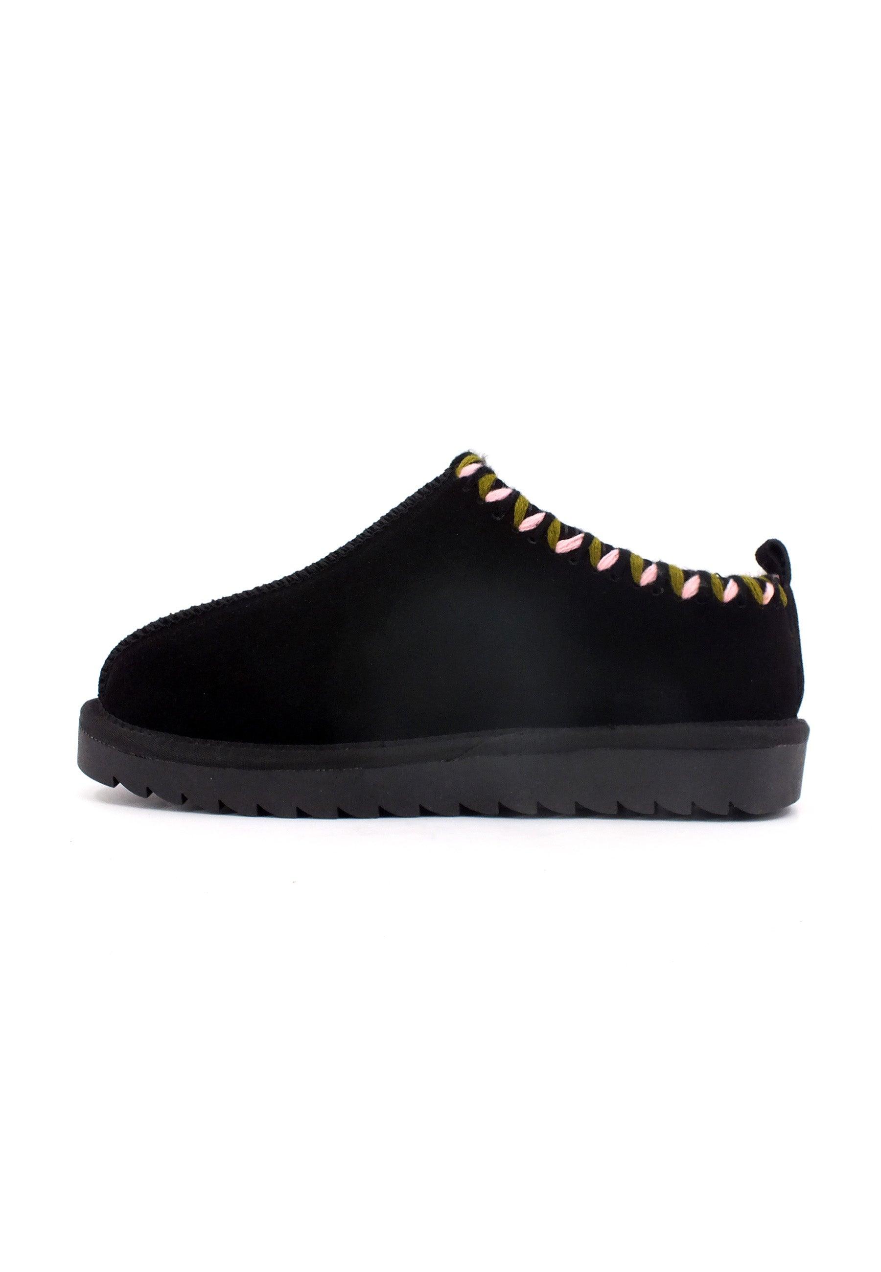 COLORS OF CALIFORNIA Sabot Pelo Donna Black HC.YW241 - Sandrini Calzature e Abbigliamento