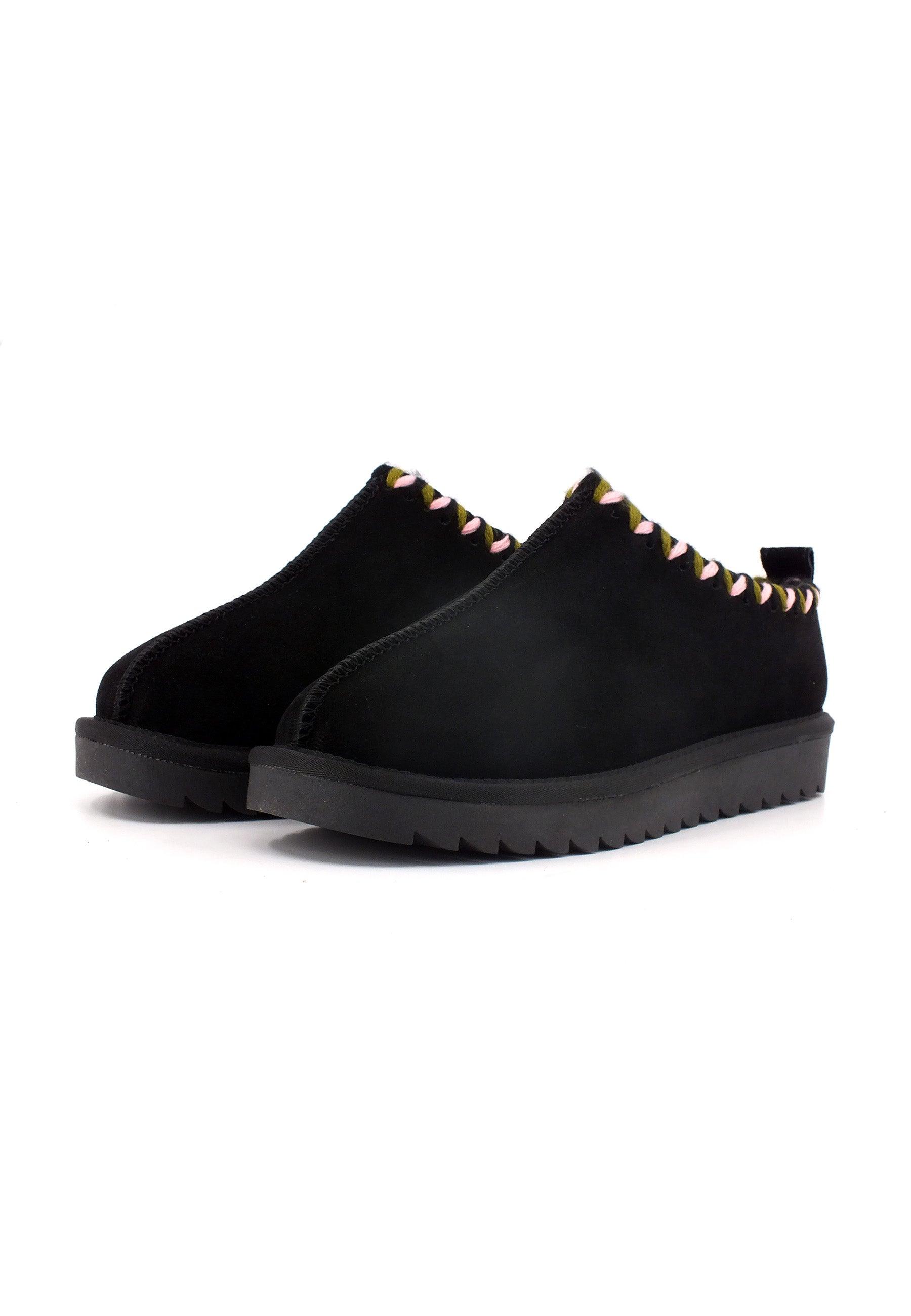 COLORS OF CALIFORNIA Sabot Pelo Donna Black HC.YW241 - Sandrini Calzature e Abbigliamento