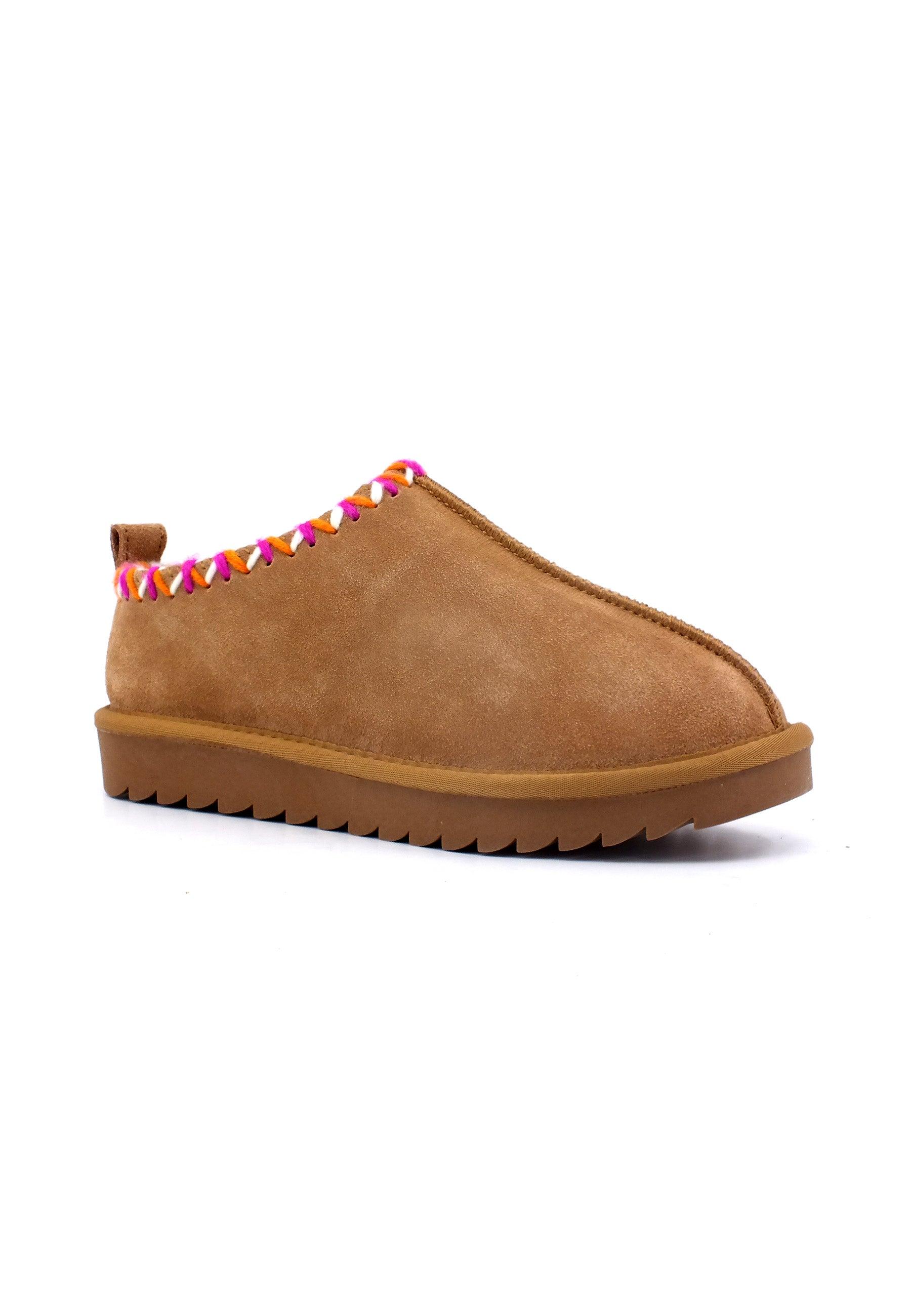 COLORS OF CALIFORNIA Sabot Pelo Donna Marrone Tan HC.YW241 - Sandrini Calzature e Abbigliamento