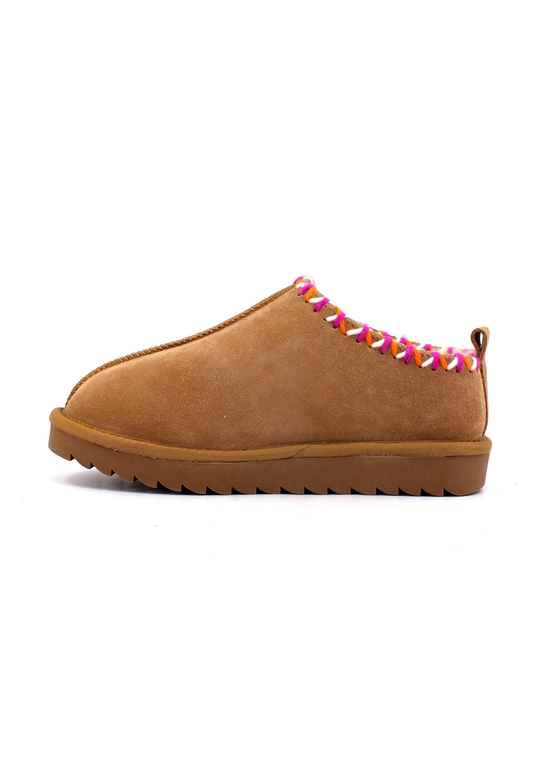 COLORS OF CALIFORNIA Sabot Pelo Donna Marrone Tan HC.YW241 - Sandrini Calzature e Abbigliamento