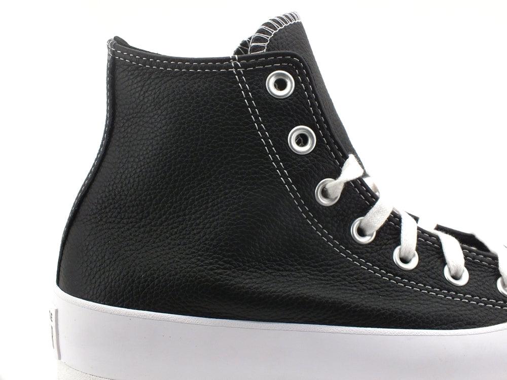 CONVERSE C.T. All Star Lugged Hi Leather Black White 567164C - Sandrini Calzature e Abbigliamento