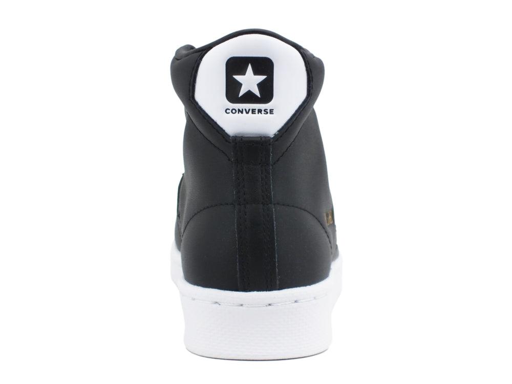 CONVERSE Pro Leather HI Sneakers Black White 168617C - Sandrini Calzature e Abbigliamento