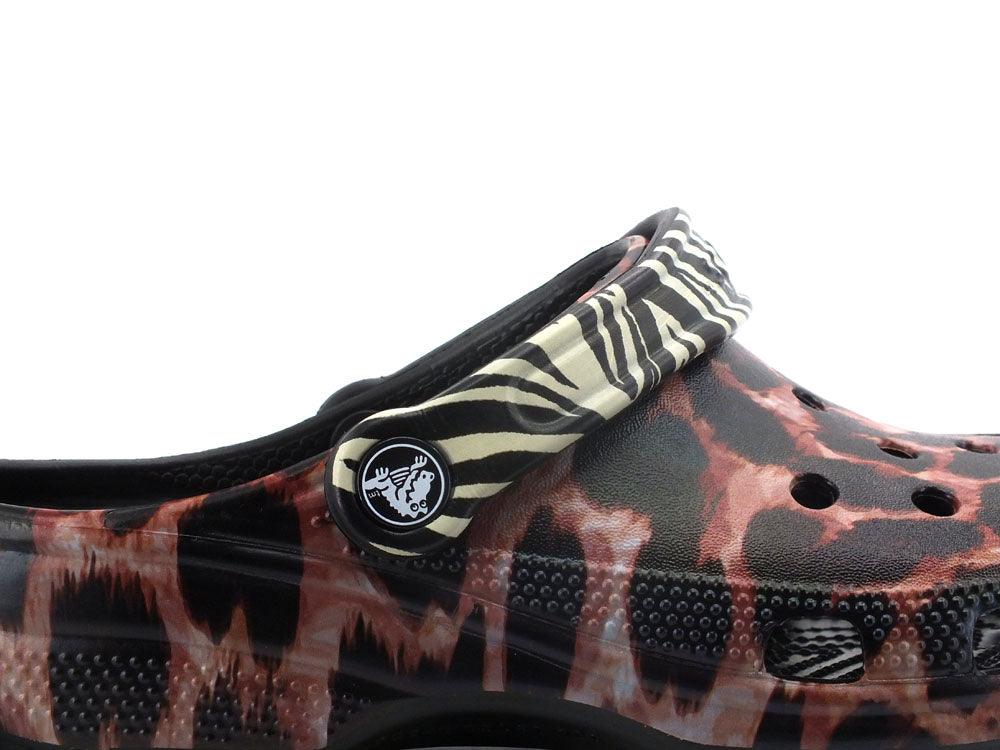 CROCS Classic Animal Remix Clog Ciabatta Gomma Black Leopard 207840-0ZR - Sandrini Calzature e Abbigliamento