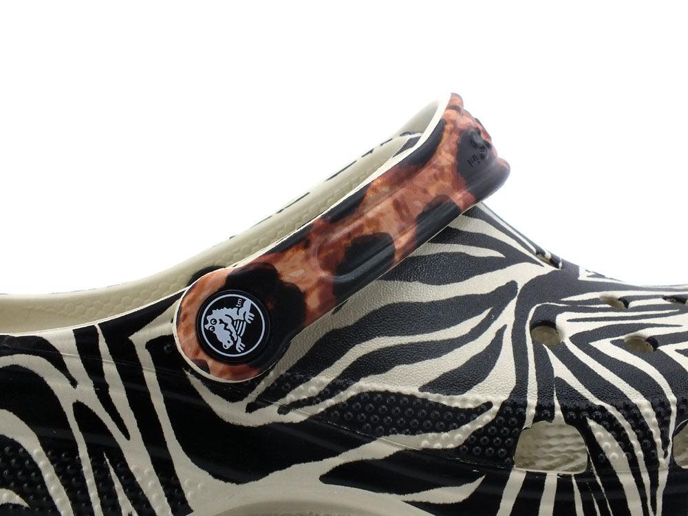 CROCS Classic Animal Remix Clog Ciabatta Gomma Bone Zebra 207840-2Y9 - Sandrini Calzature e Abbigliamento