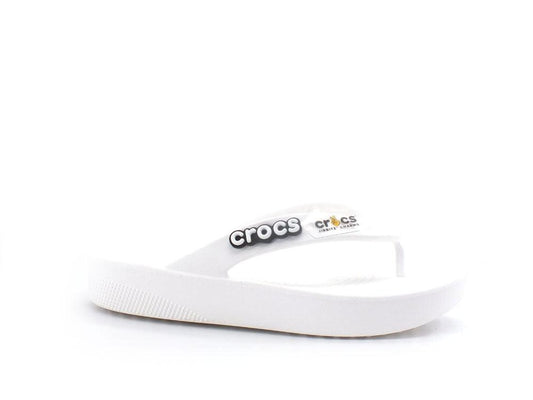 CROCS Classic Platform Flip W Ciabatta Infradito Gomma White Bianco 207714-100 - Sandrini Calzature e Abbigliamento