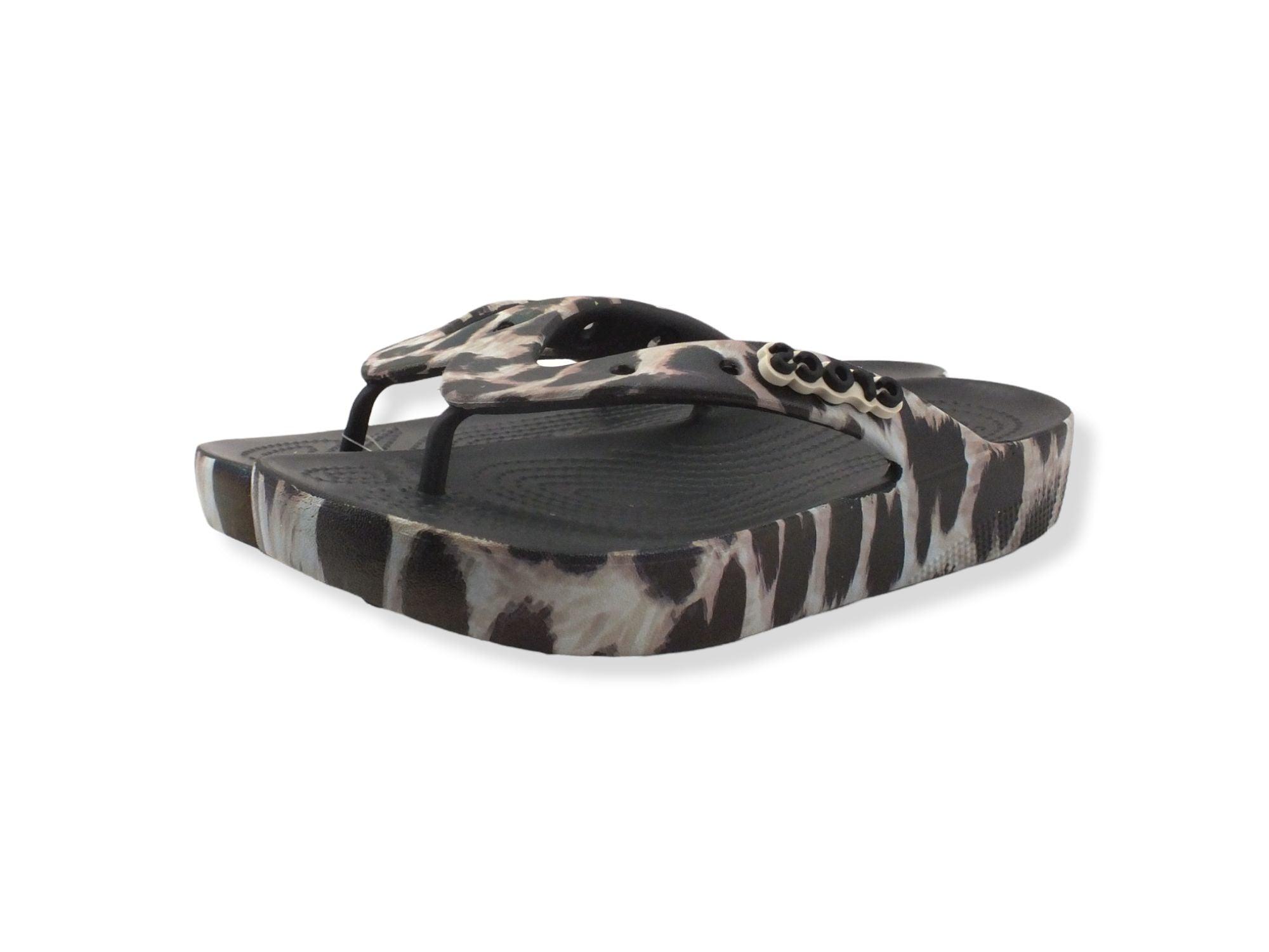 CROCS Cls Platform Animal Remix Infradito Gomma Donna Black Leopard 207845-0CU - Sandrini Calzature e Abbigliamento