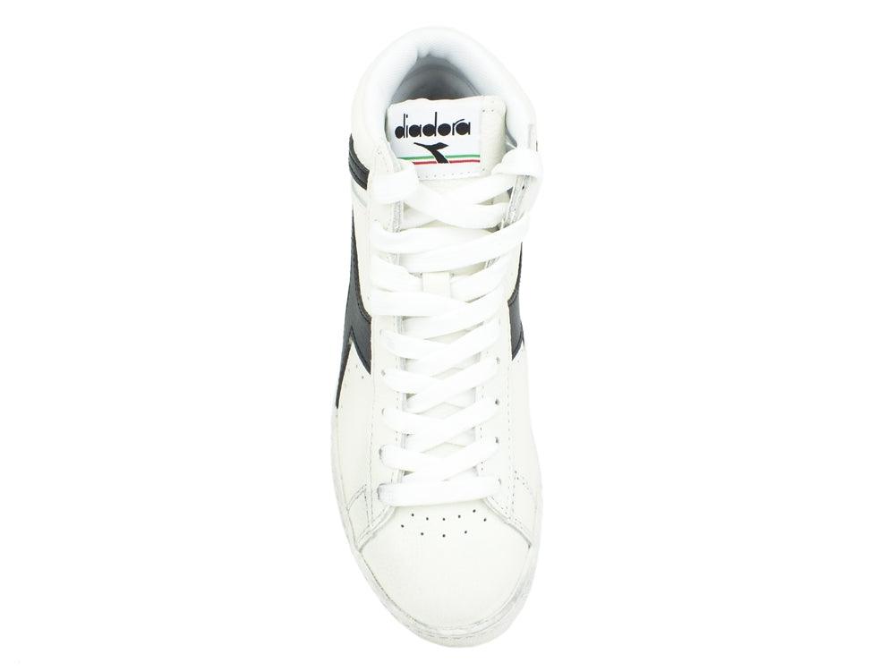 DIADORA Game L High Waxed White Black 501.159657C0351 - Sandrini Calzature e Abbigliamento