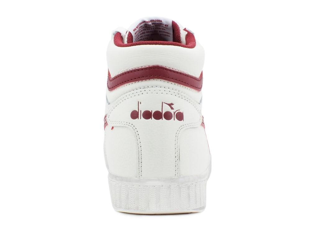 DIADORA Game Low High Waxed White Red 501.159657C5147 - Sandrini Calzature e Abbigliamento