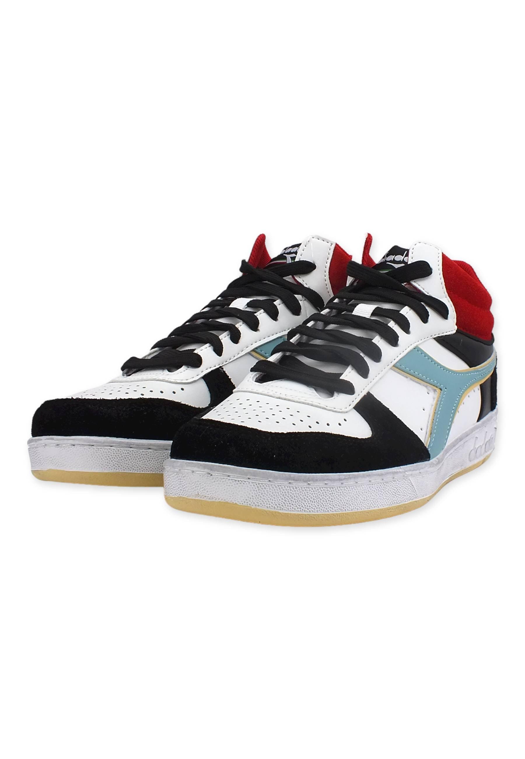 DIADORA Magic Basket Sneaker Donna White Black Lychee 501.179009D0096 - Sandrini Calzature e Abbigliamento