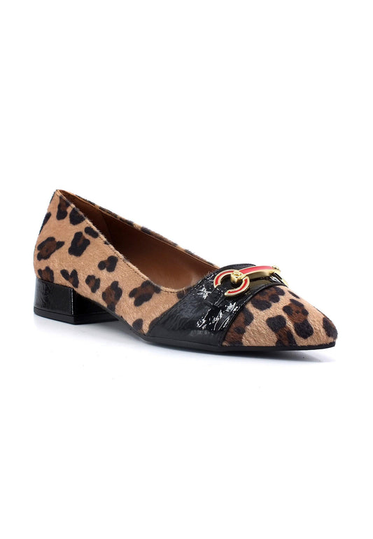 DIVINE FOLLIE Ballerina Donna Leopard Fantasia A182 - Sandrini Calzature e Abbigliamento