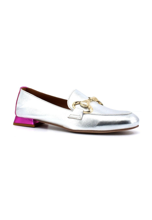 DIVINE FOLLIE Mocassino Donna Argento 175-16F - Sandrini Calzature e Abbigliamento
