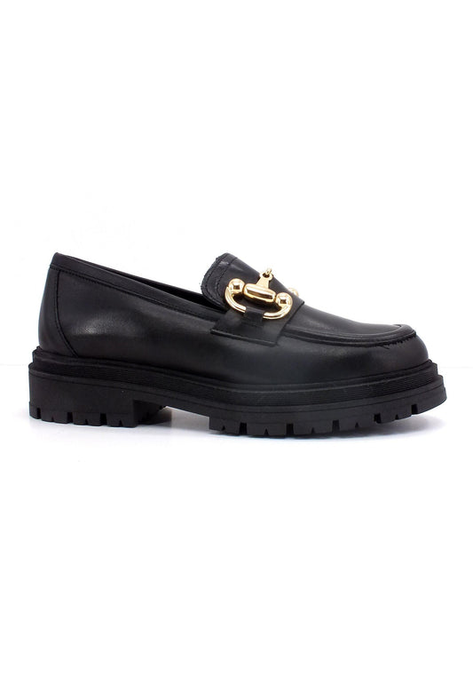 DIVINE FOLLIE Mocassino Morsetto Donna Nero DF2234 - Sandrini Calzature e Abbigliamento