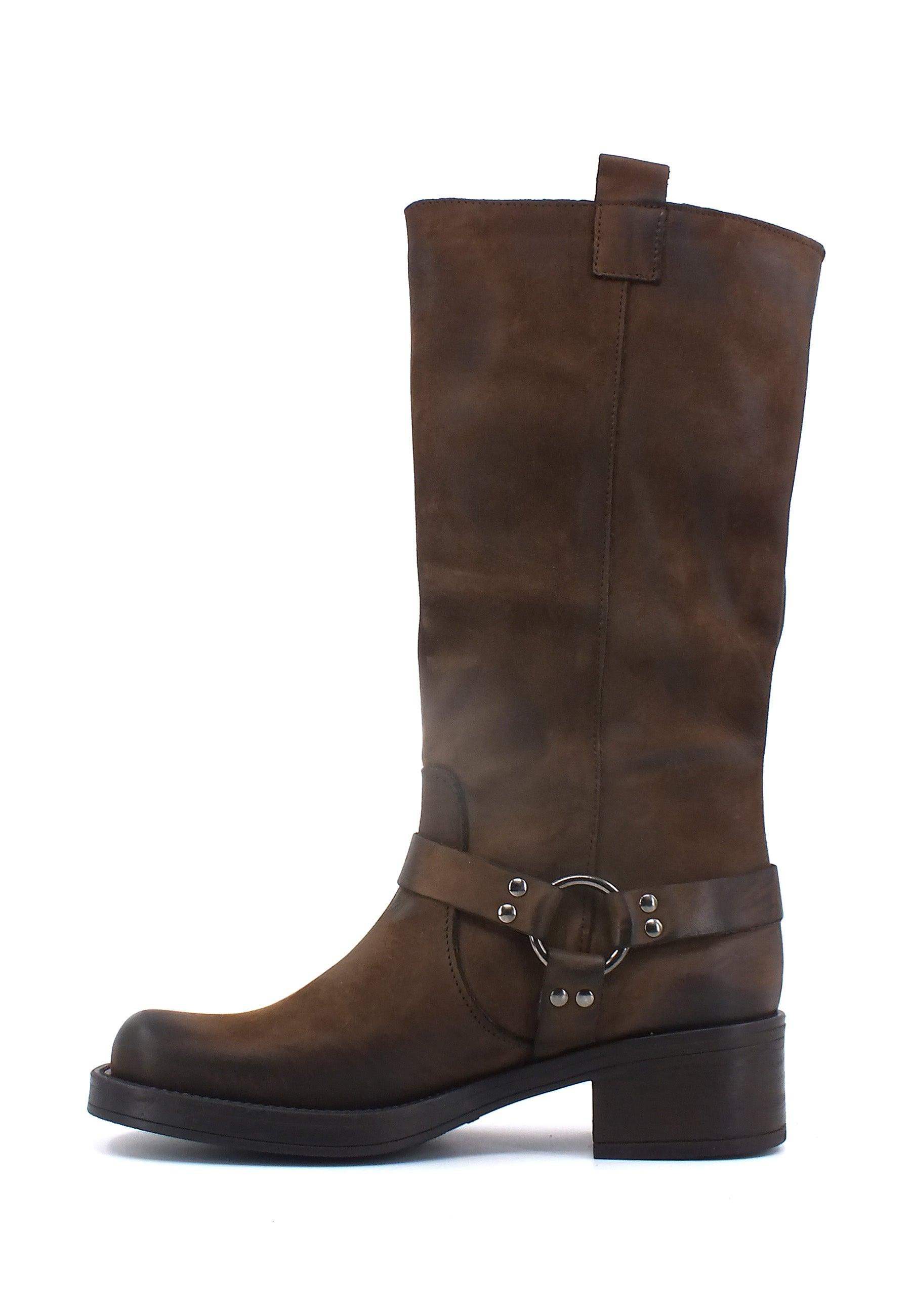 DIVINE FOLLIE Stivale Donna Testa di Moro DI102 - Sandrini Calzature e Abbigliamento