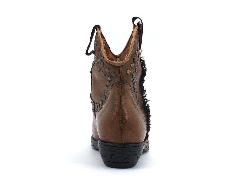 DIVINE FOLLIE Stivaletto Texano Cuoio TX250 - Sandrini Calzature e Abbigliamento