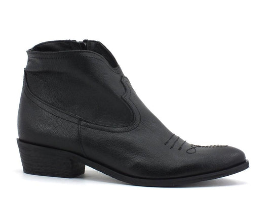 DIVINE FOLLIE Stivaletto Texano Nero 4313 - Sandrini Calzature e Abbigliamento