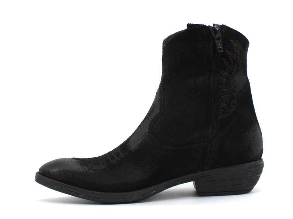 DIVINE FOLLIE Stivaletto Texano Nero MARTA80 - Sandrini Calzature e Abbigliamento