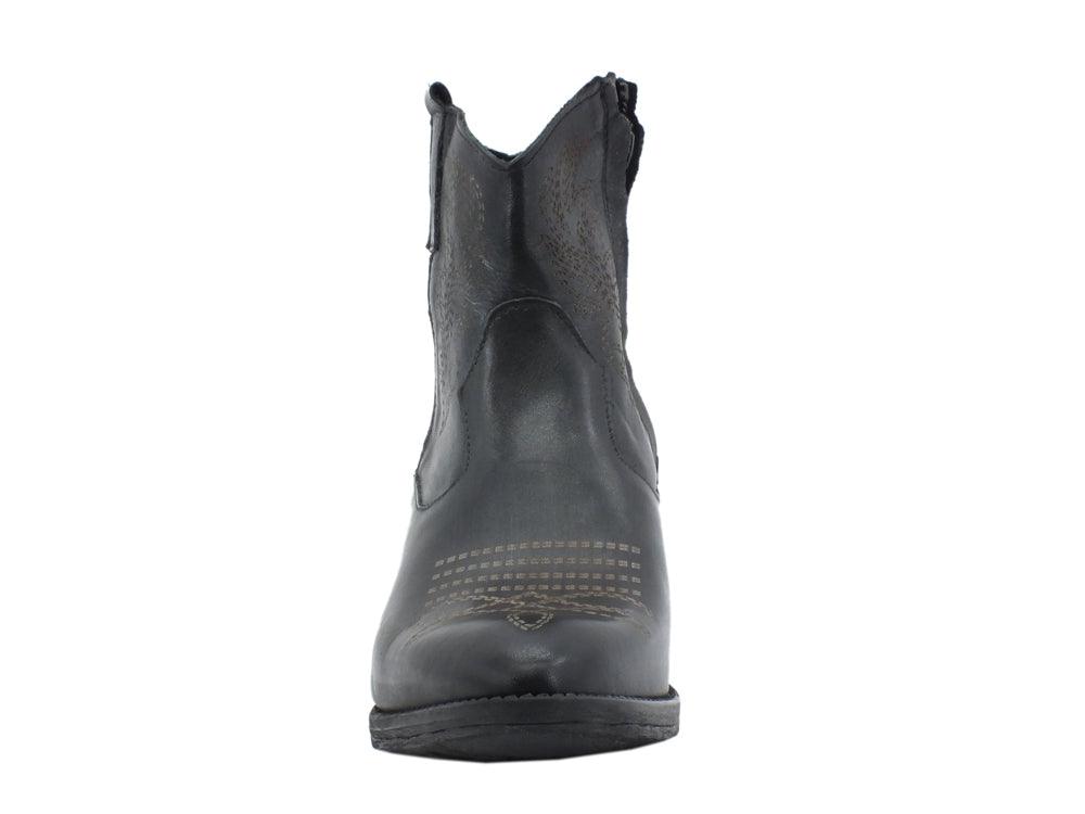 DIVINE FOLLIE Stivaletto Texano Nero MARTA80 - Sandrini Calzature e Abbigliamento