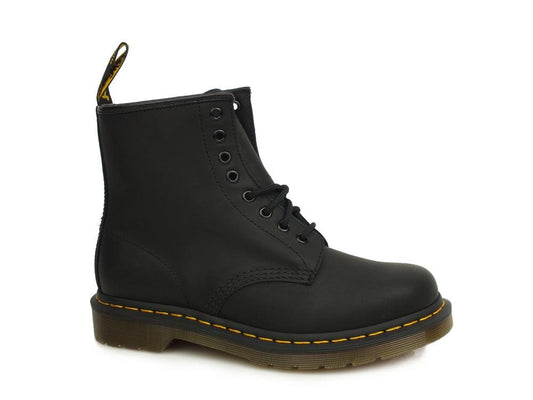 DR. MARTENS Anfibio 8 Fori Greasy Black 1460-11822003 - Sandrini Calzature e Abbigliamento