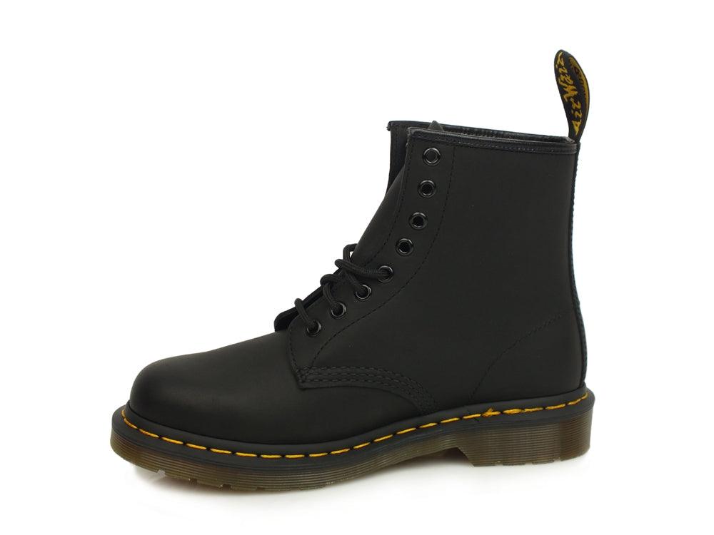 DR. MARTENS Anfibio 8 Fori Greasy Black 1460-11822003 - Sandrini Calzature e Abbigliamento