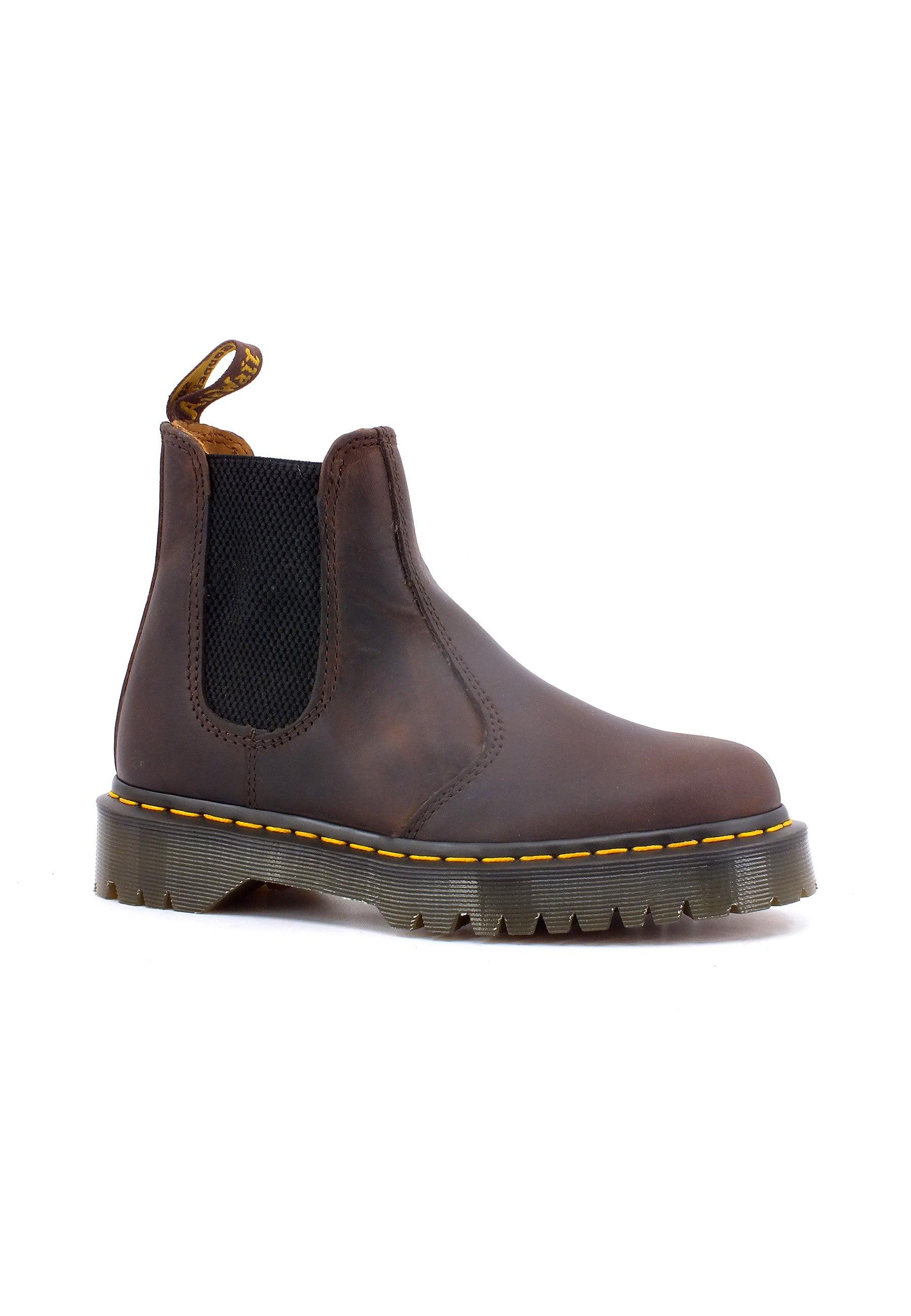 DR. MARTENS Bex Crazy Horse Stivaletto Polacco Donna Dark Brown 2976-BEX-27896201 - Sandrini Calzature e Abbigliamento