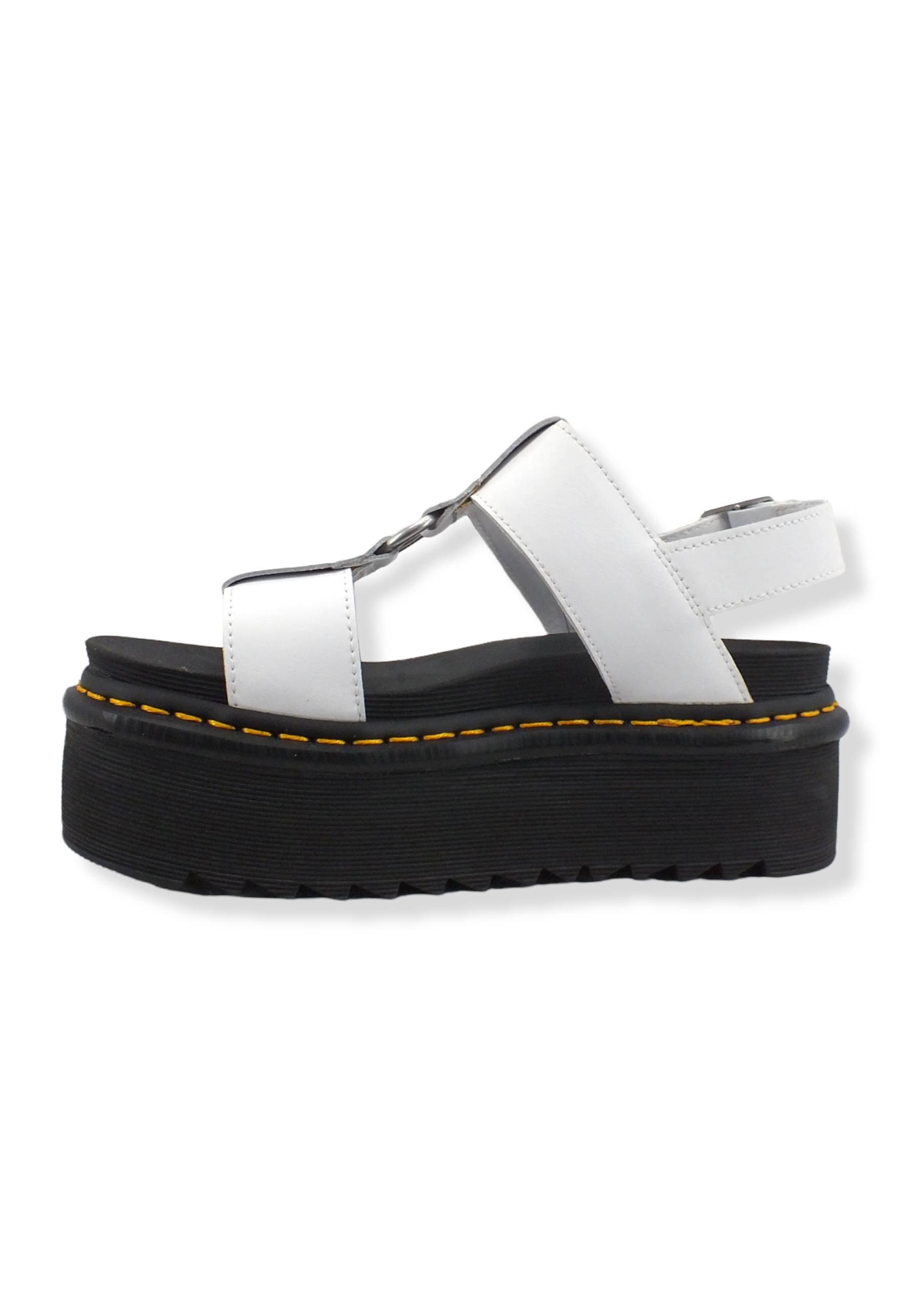 DR. MARTENS Francis Sandalo Platform Donna White FRANCIS-26525100 - Sandrini Calzature e Abbigliamento
