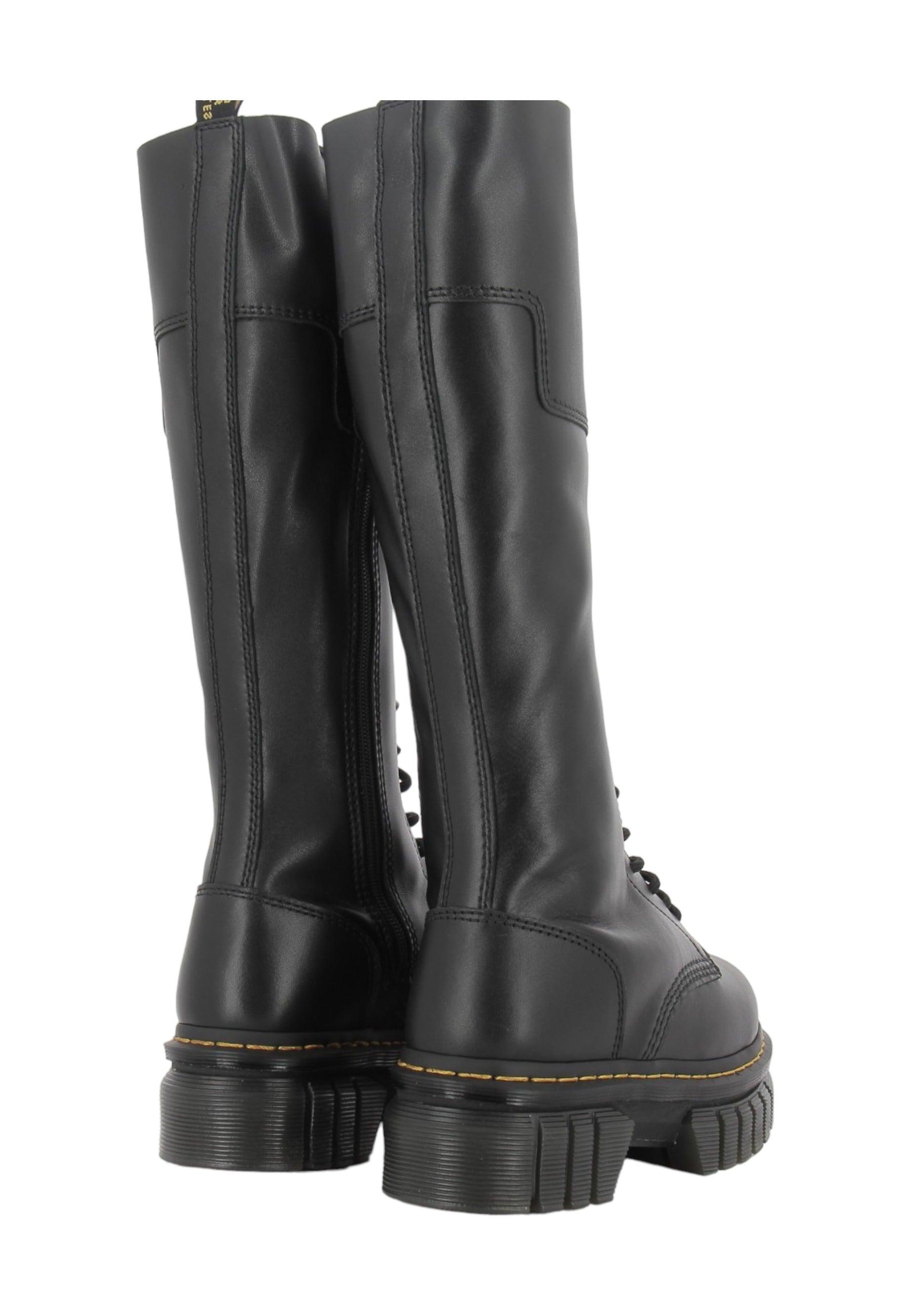 DR. MARTENS Nappa Lux Stivale Donna Black AUDRICK-20I-27953001 - Sandrini Calzature e Abbigliamento