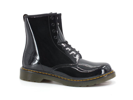 DR. MARTENS Patent Lamper Anfibio Lacci Vernice Black 1460J-15382003 - Sandrini Calzature e Abbigliamento