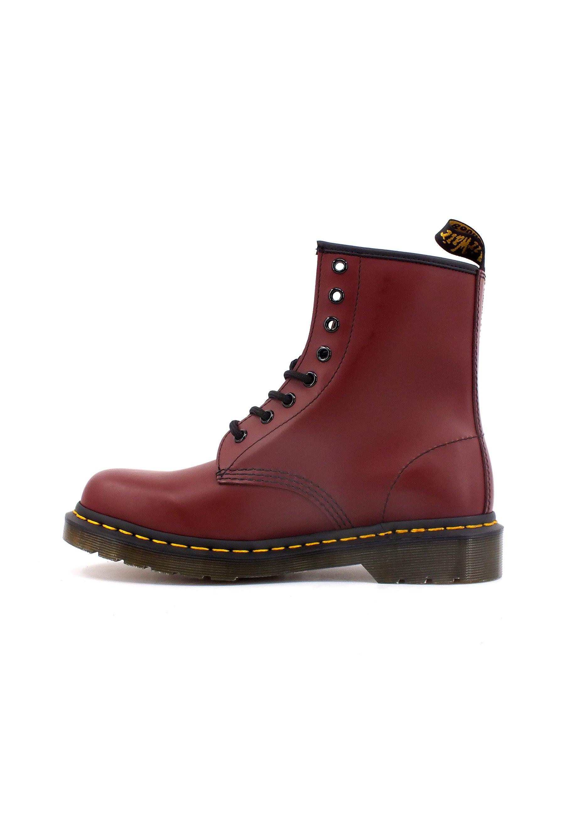 DR. MARTENS Smooth Stivaletto Anfibio Donna Cherry Red 1460-11822600 - Sandrini Calzature e Abbigliamento
