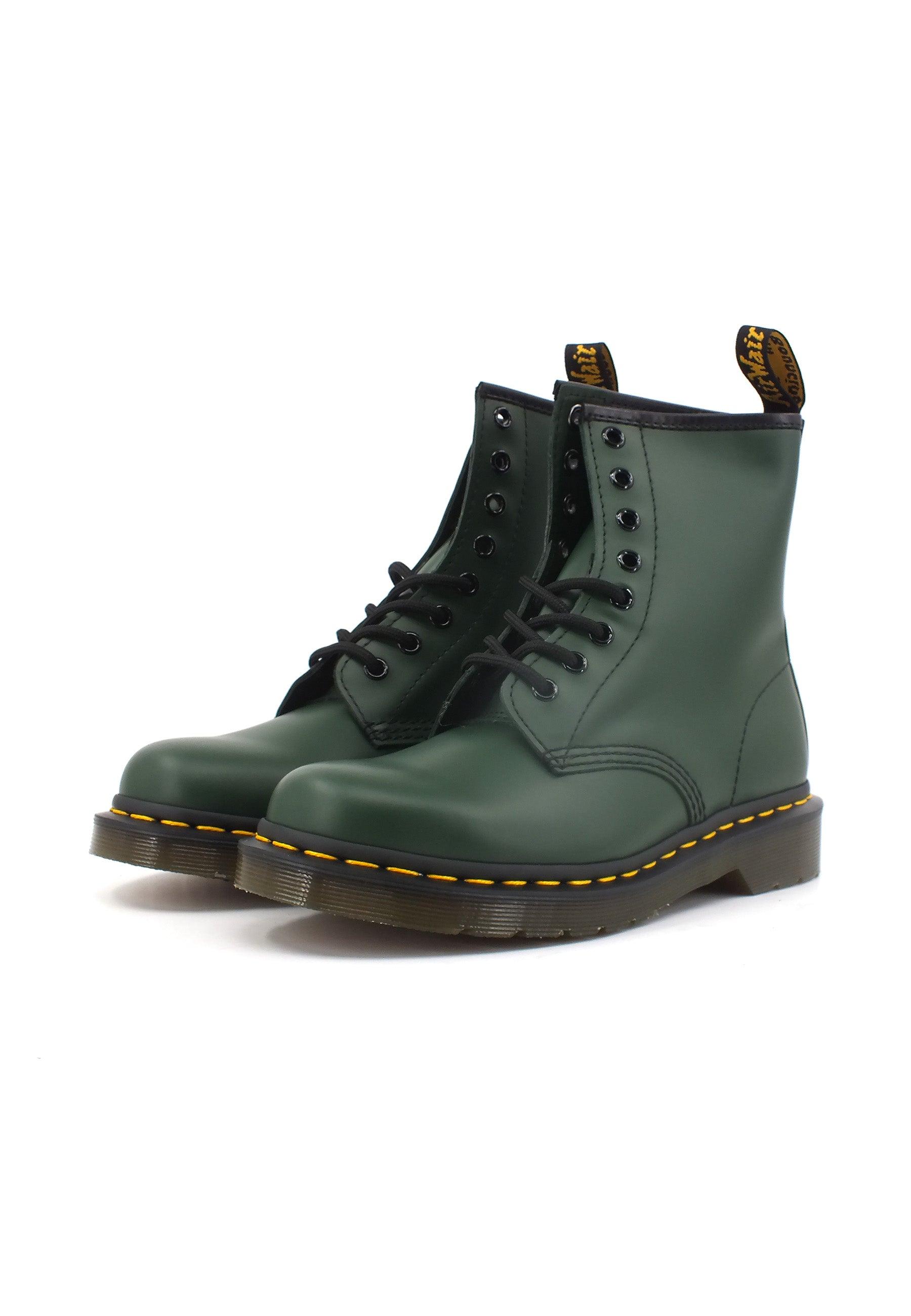 DR. MARTENS Smooth Stivaletto Anfibio Donna Green 1460-11822207 - Sandrini Calzature e Abbigliamento