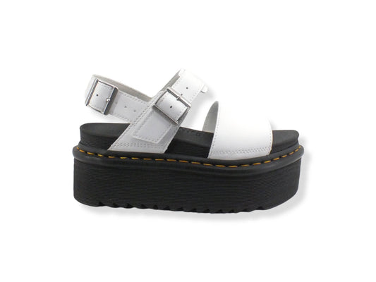 DR. MARTENS Voss Quad Sandalo Platform Donna White VOSSQUAD-26725100 - Sandrini Calzature e Abbigliamento