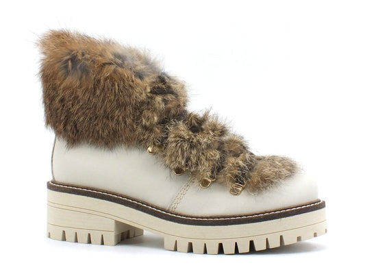 ELENA Scarponcino Panna 38051 - Sandrini Calzature e Abbigliamento