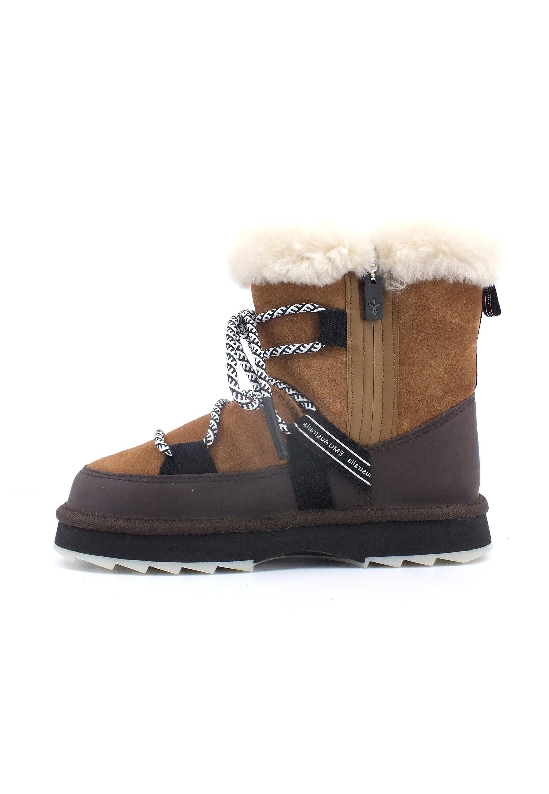 EMU Blurred Stivaletto Pelo Donna Chestnut W12641 - Sandrini Calzature e Abbigliamento