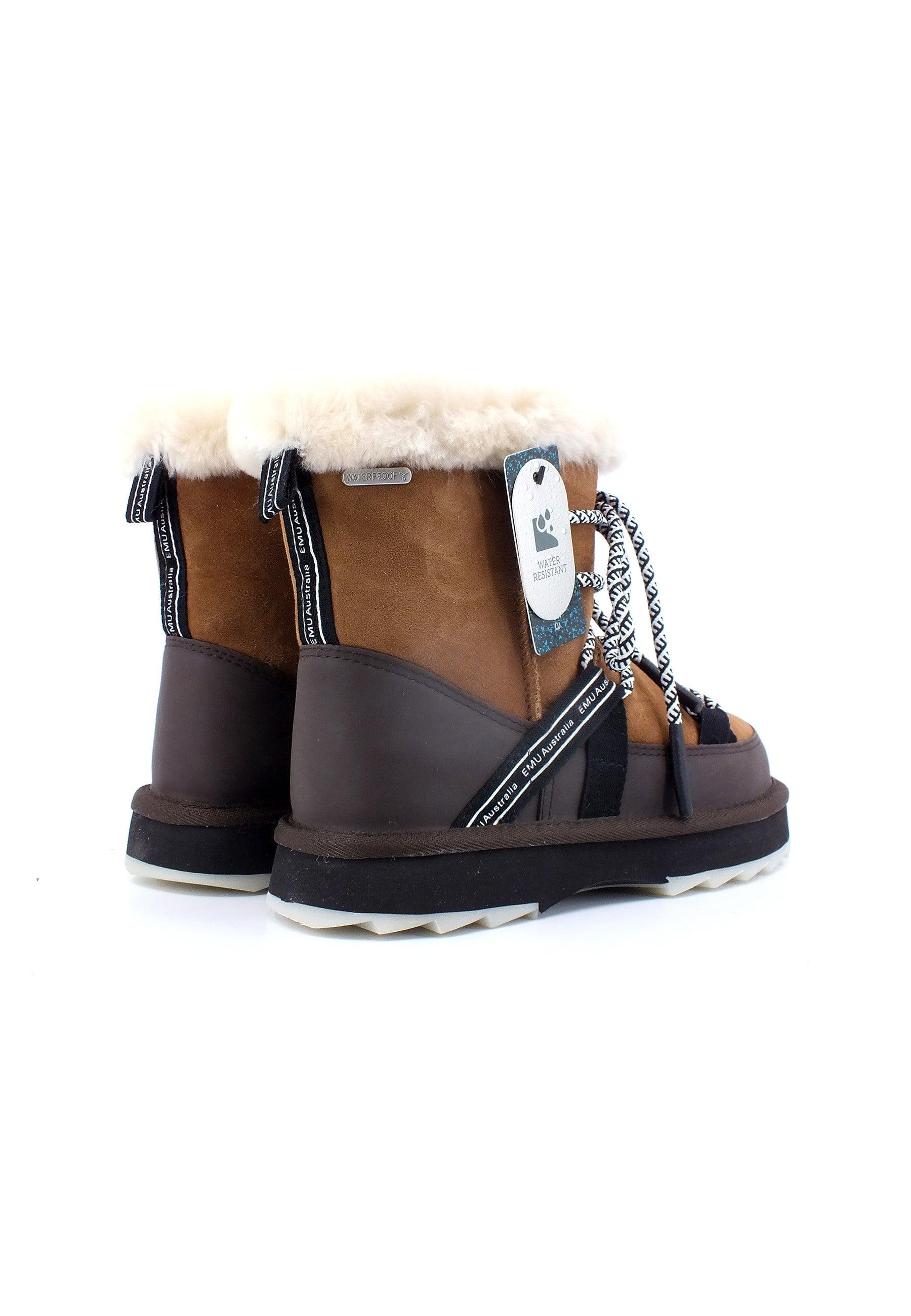 EMU Blurred Stivaletto Pelo Donna Chestnut W12641 - Sandrini Calzature e Abbigliamento