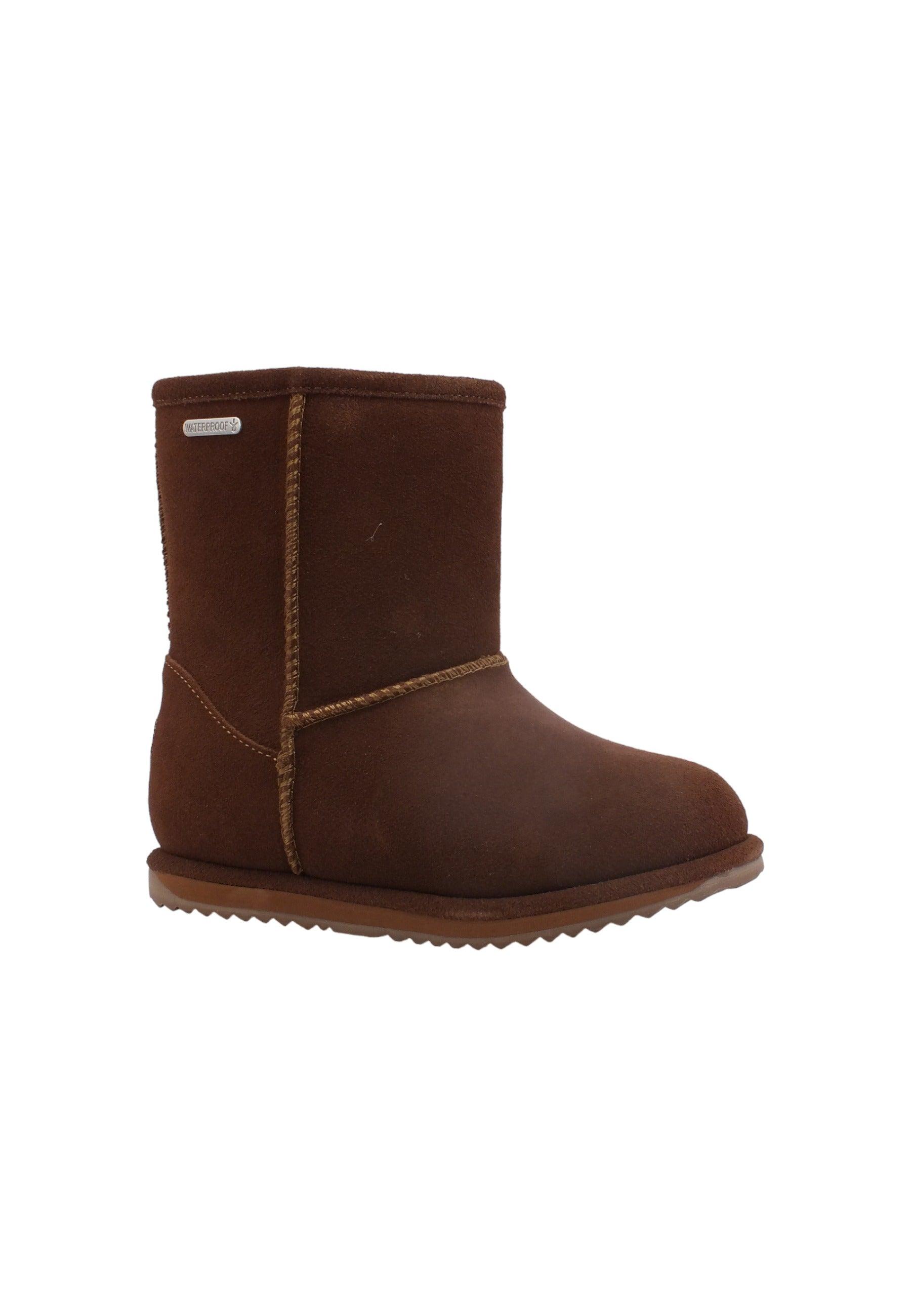 EMU Brumby Stivaletto Pelo Bimbo Oak Bordeaux K10773 - Sandrini Calzature e Abbigliamento