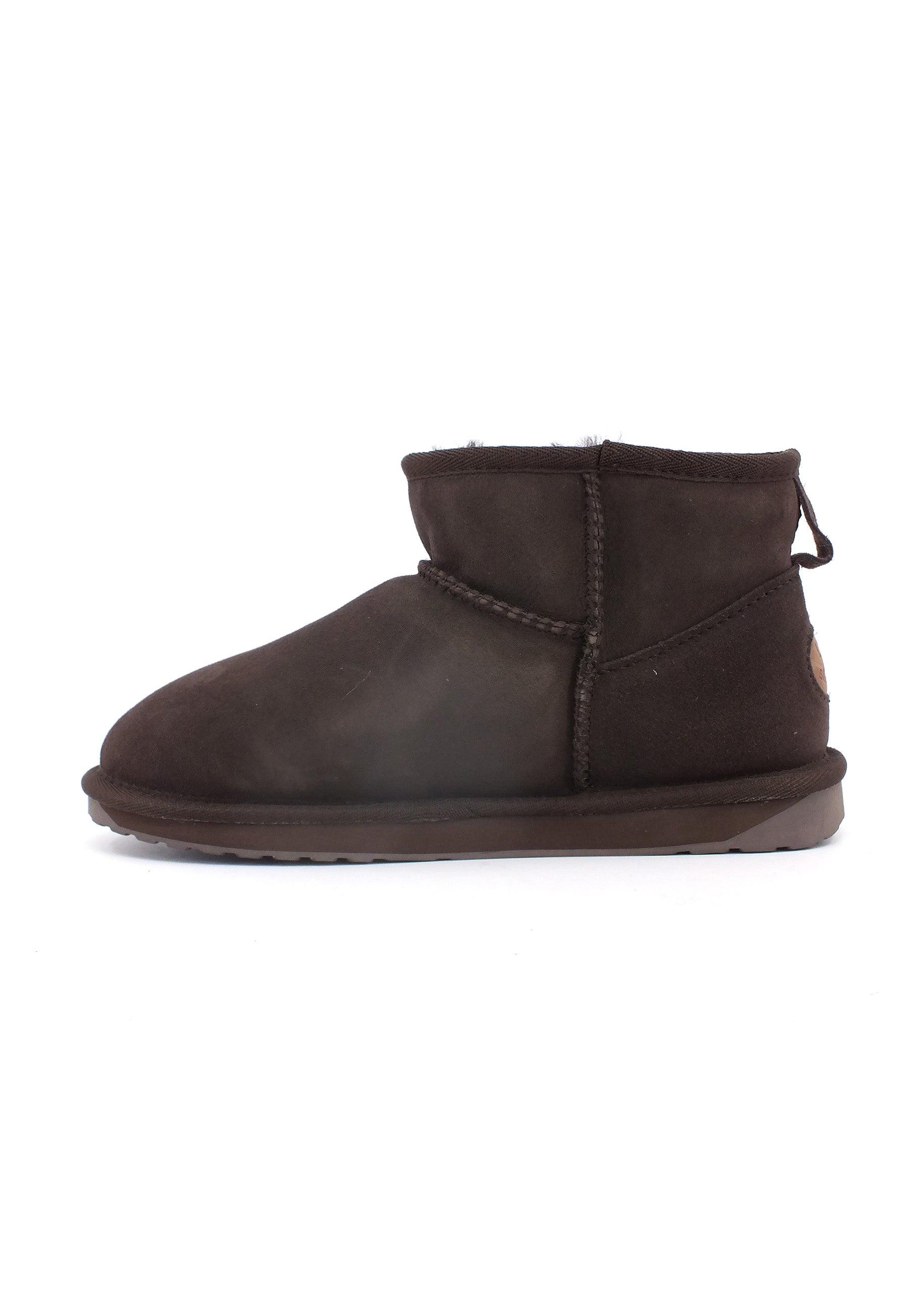 EMU Stinger Micro Stivaletto Pelo Donna Chocolate W10937 - Sandrini Calzature e Abbigliamento