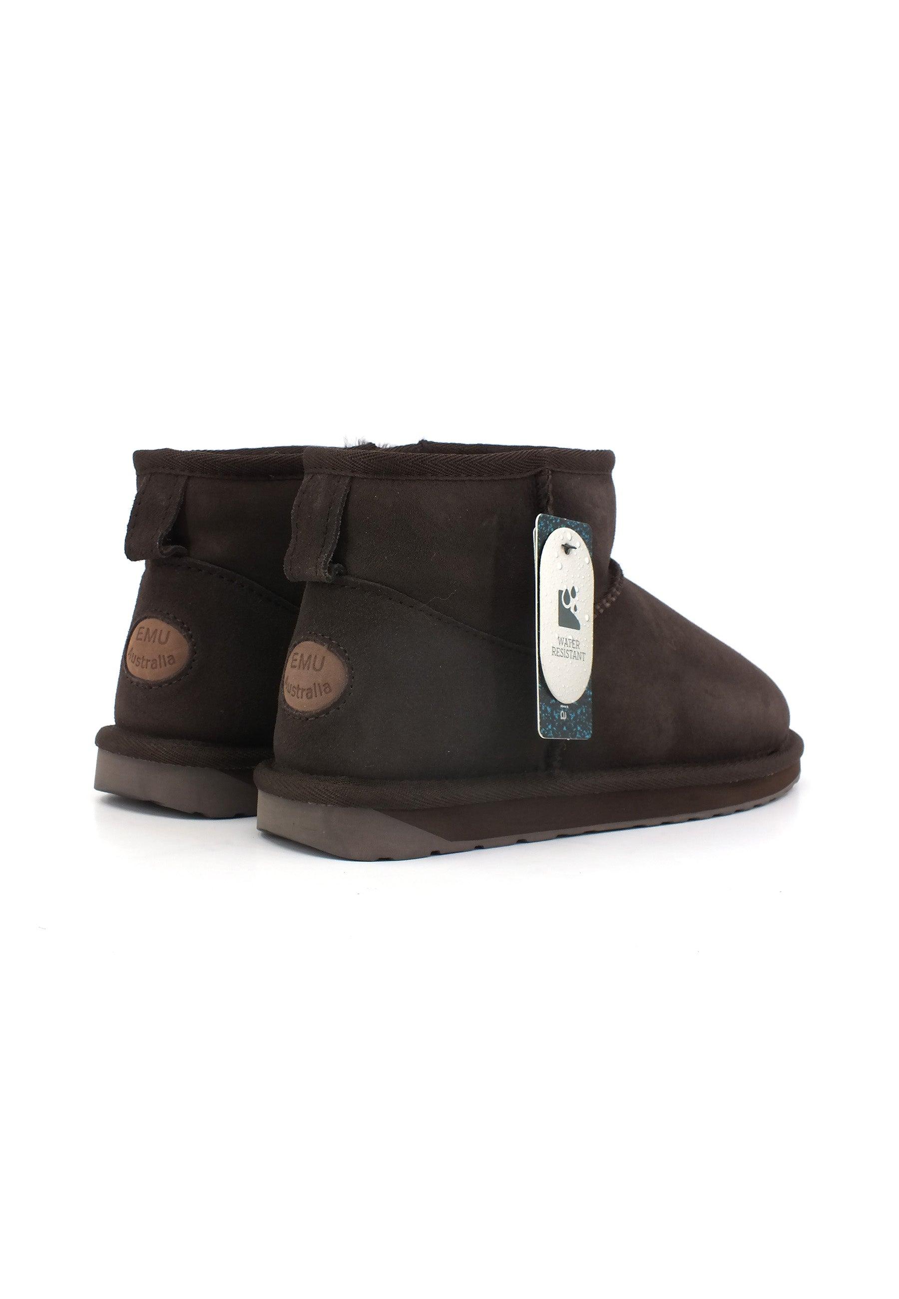EMU Stinger Micro Stivaletto Pelo Donna Chocolate W10937 - Sandrini Calzature e Abbigliamento
