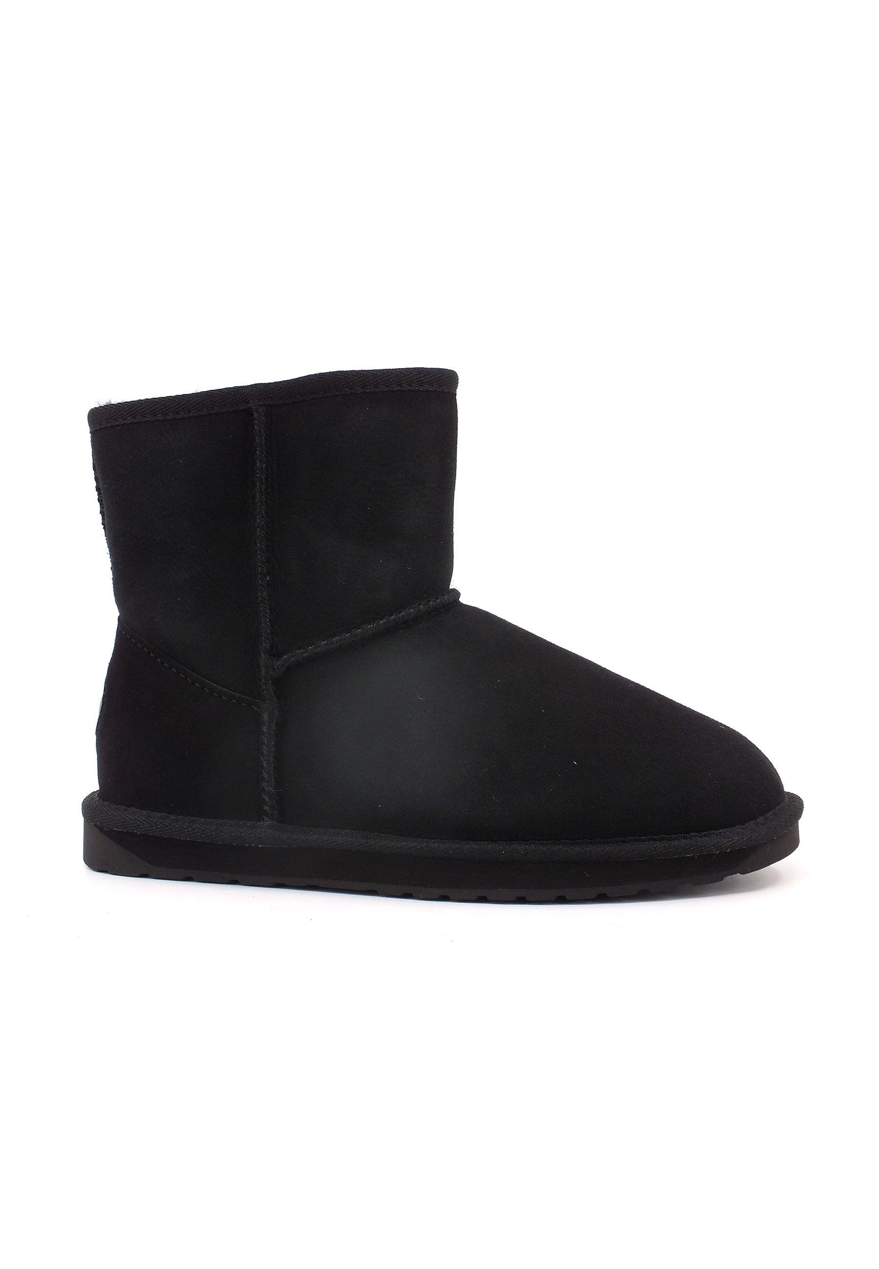 EMU Stinger Mini Stivaletto Pelo Donna Black W10003 - Sandrini Calzature e Abbigliamento