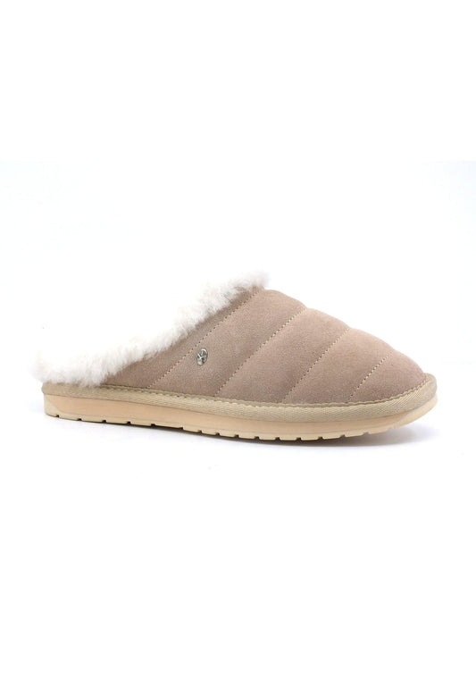 EMU Virginia Ciabatta Donna Macadamia Beige W12992 - Sandrini Calzature e Abbigliamento