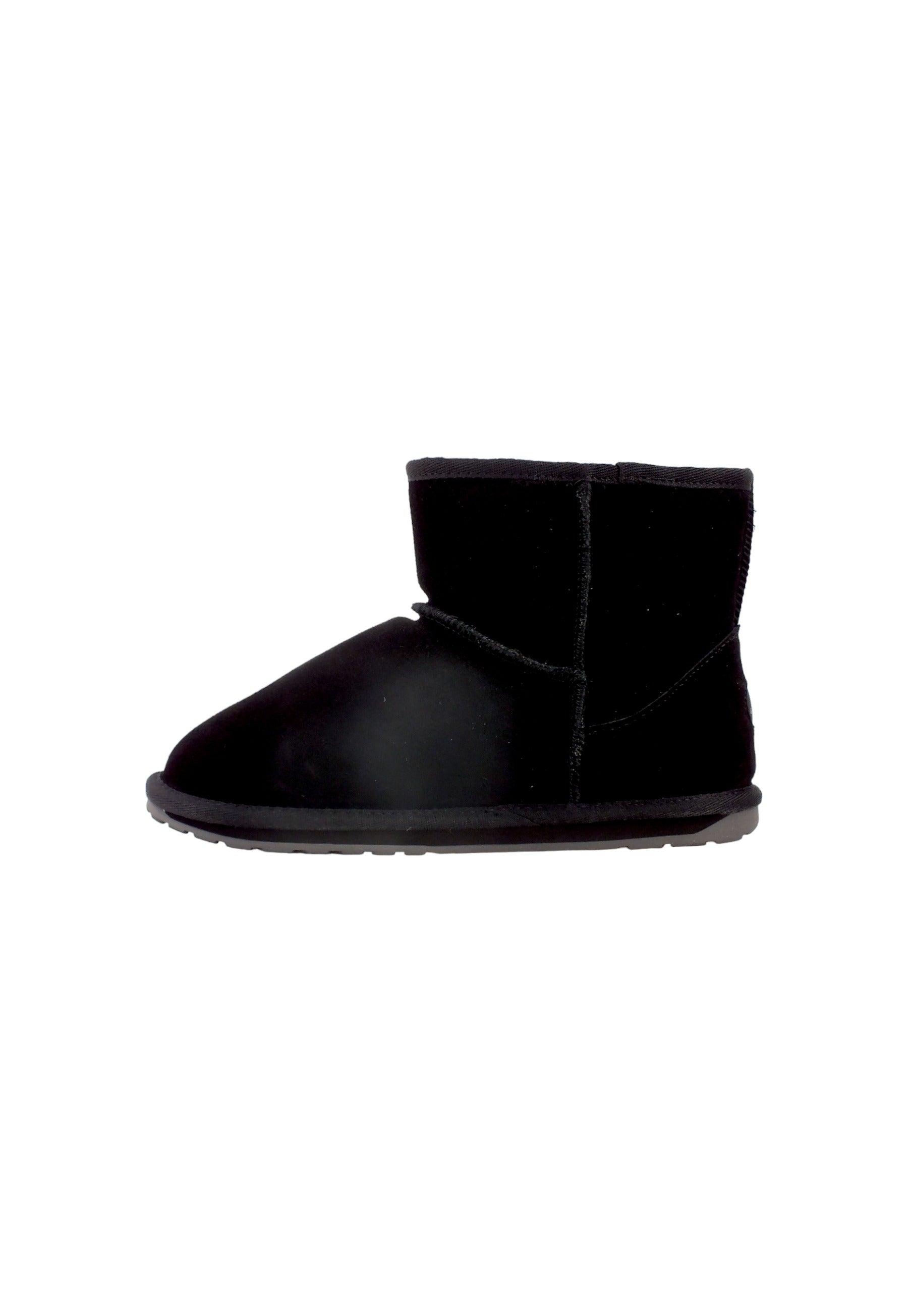 EMU Wallaby Mini Stivaletto Pelo Bimbo Black K10103 - Sandrini Calzature e Abbigliamento