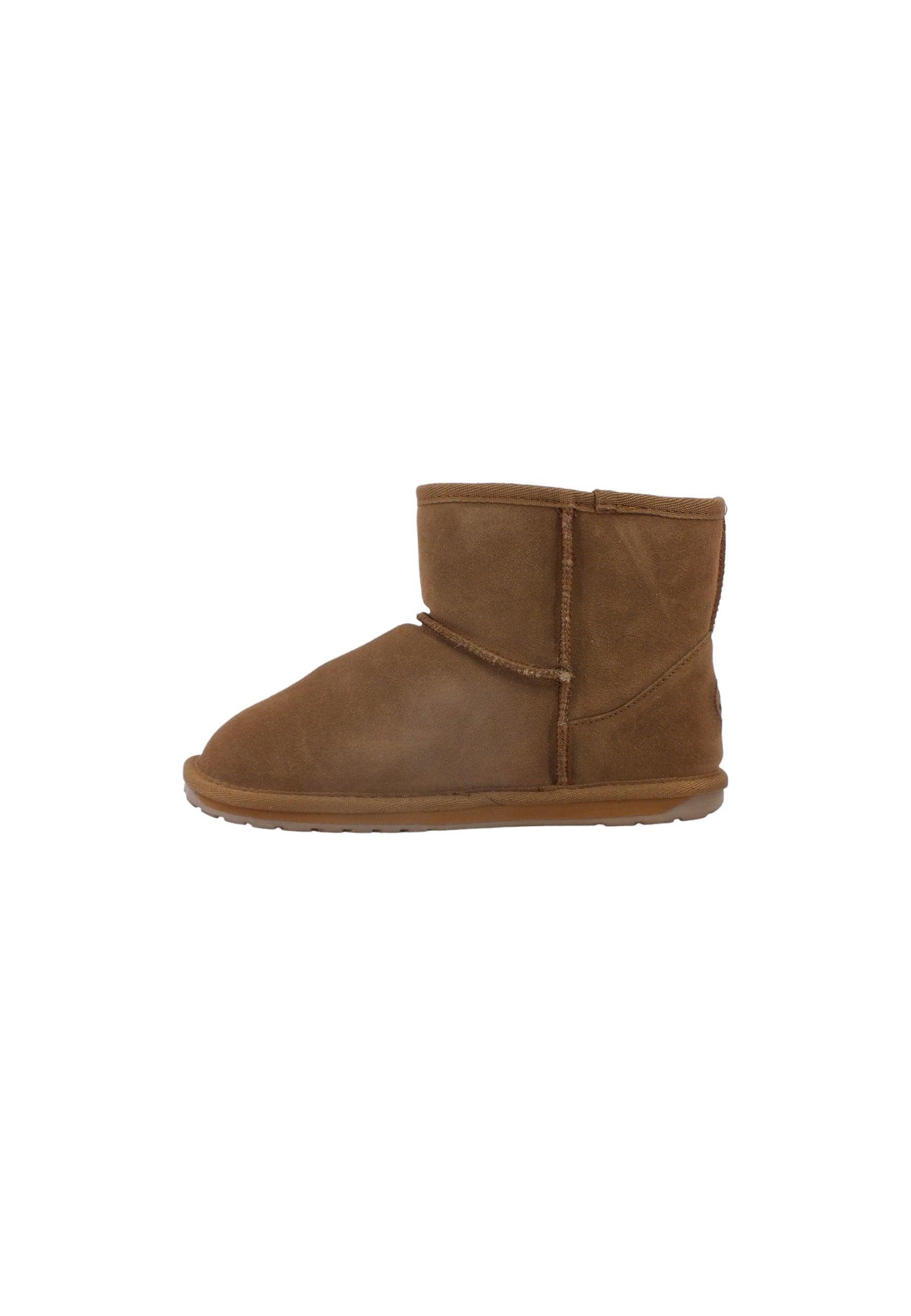 EMU Wallaby Mini Stivaletto Pelo Bimbo Chestnut K10103 - Sandrini Calzature e Abbigliamento