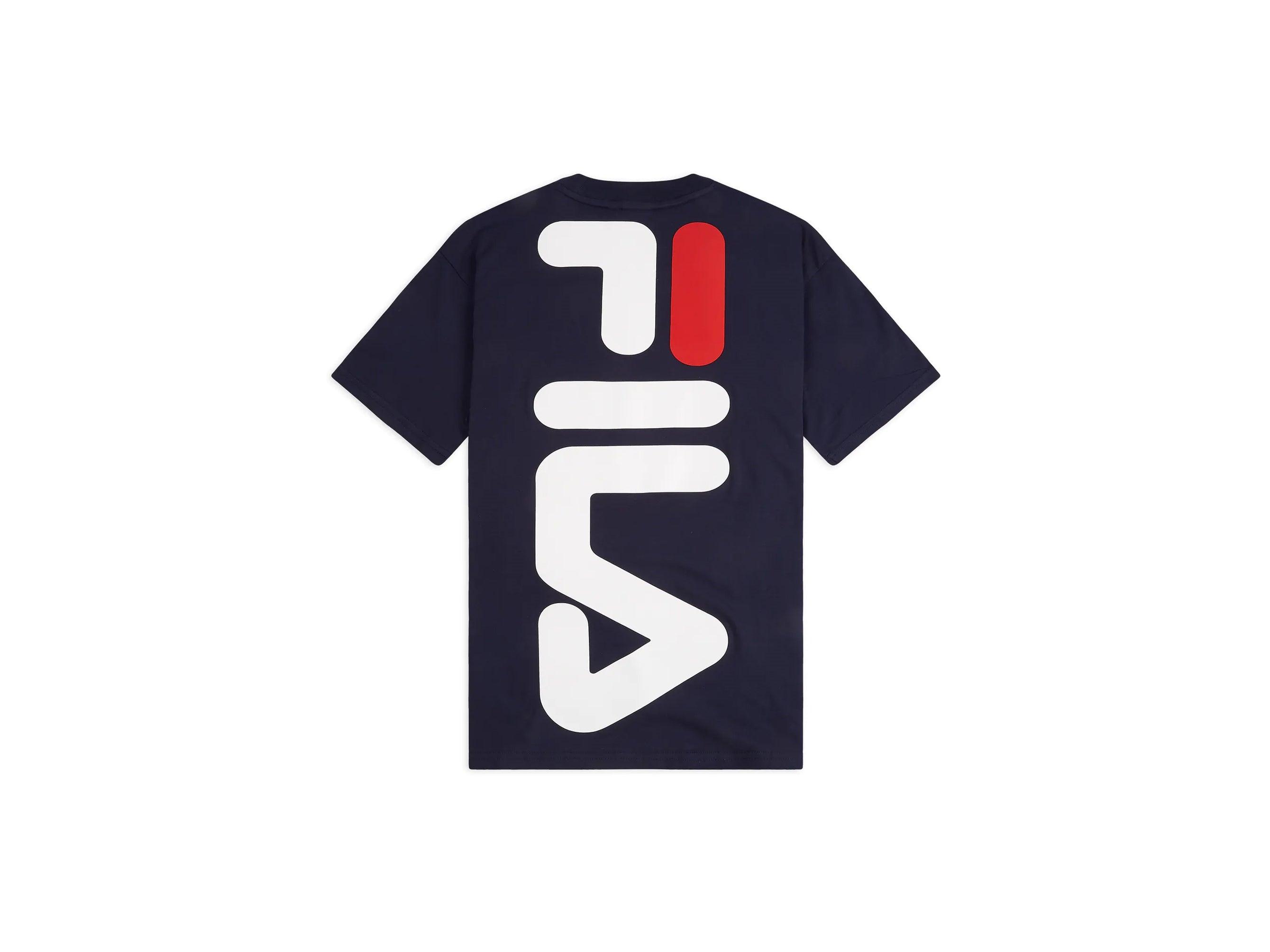 FILA Men Bender Tee T-Shirt Black Iris 687484 - Sandrini Calzature e Abbigliamento