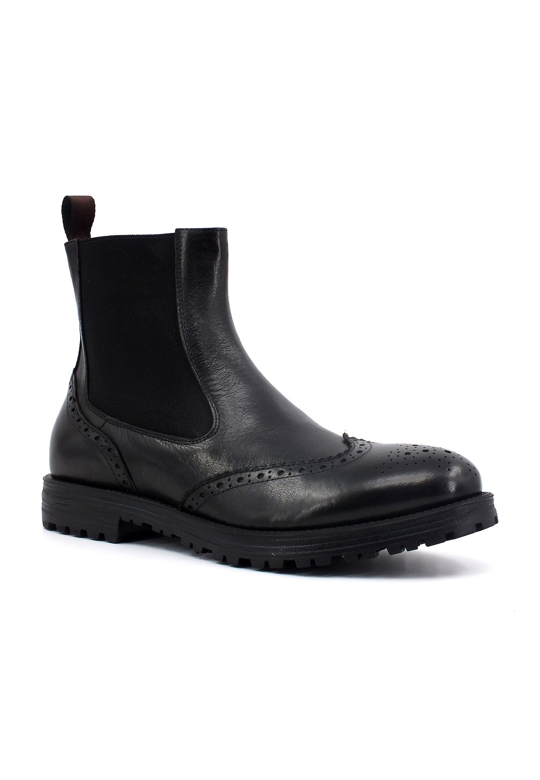 Scopri FRANCO FEDELE Beatles Stivaletto Uomo Nero 1219 al miglior