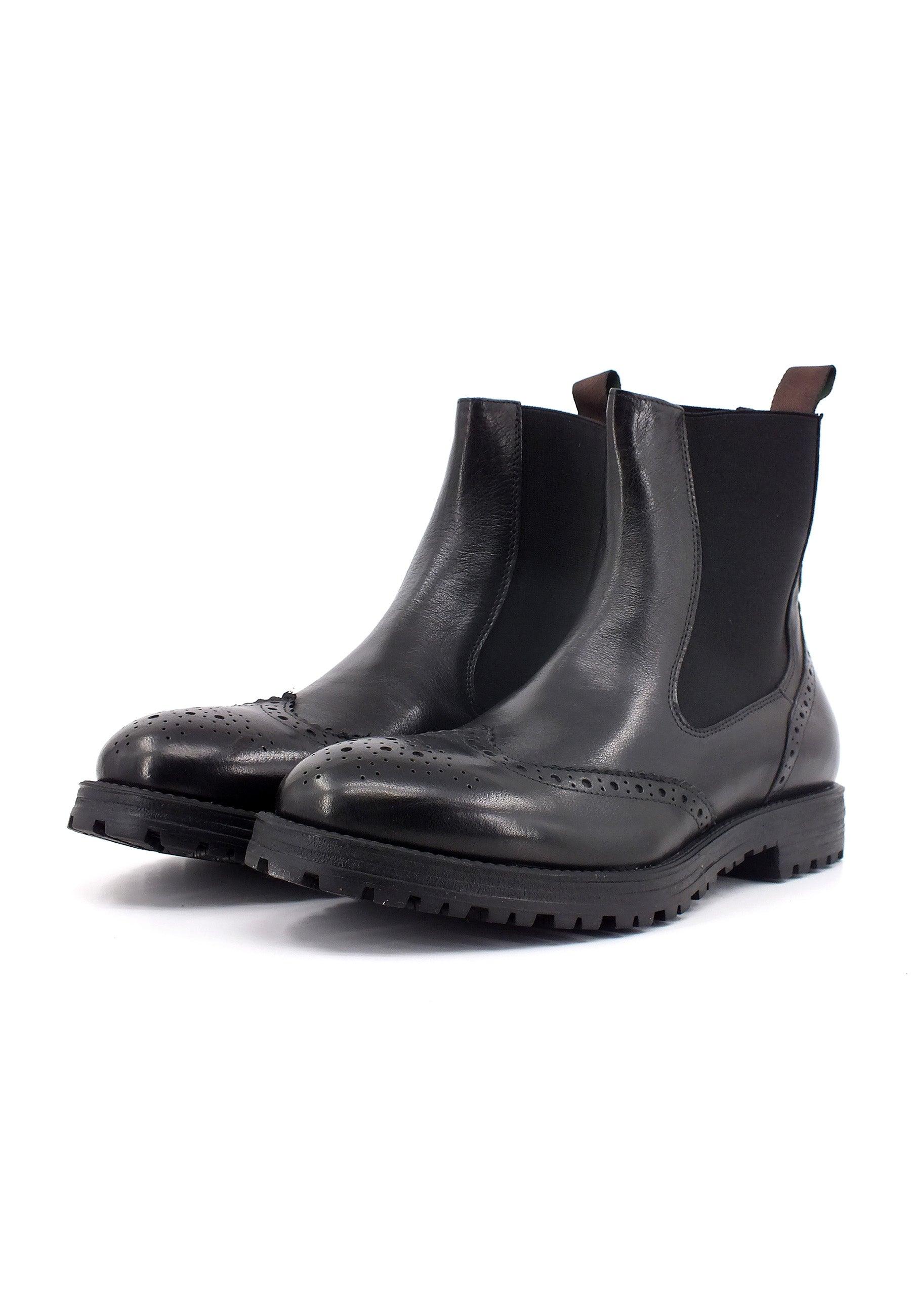 FRANCO FEDELE Beatles Stivaletto Uomo Nero 1219 - Sandrini Calzature e Abbigliamento