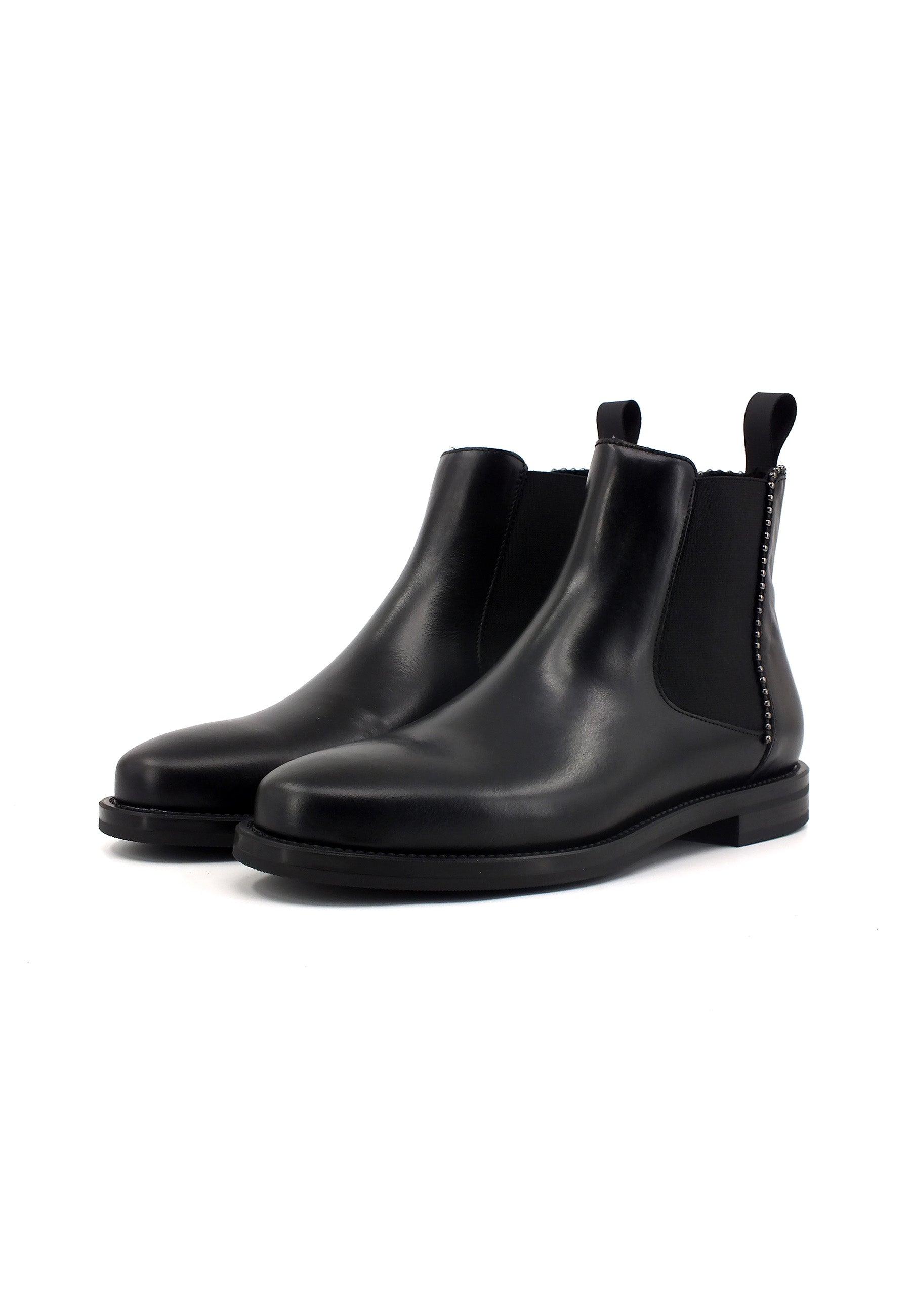 FRAU Seta Stud Stivaletto Polacco Borchie Donna Nero 98Q7125 - Sandrini Calzature e Abbigliamento