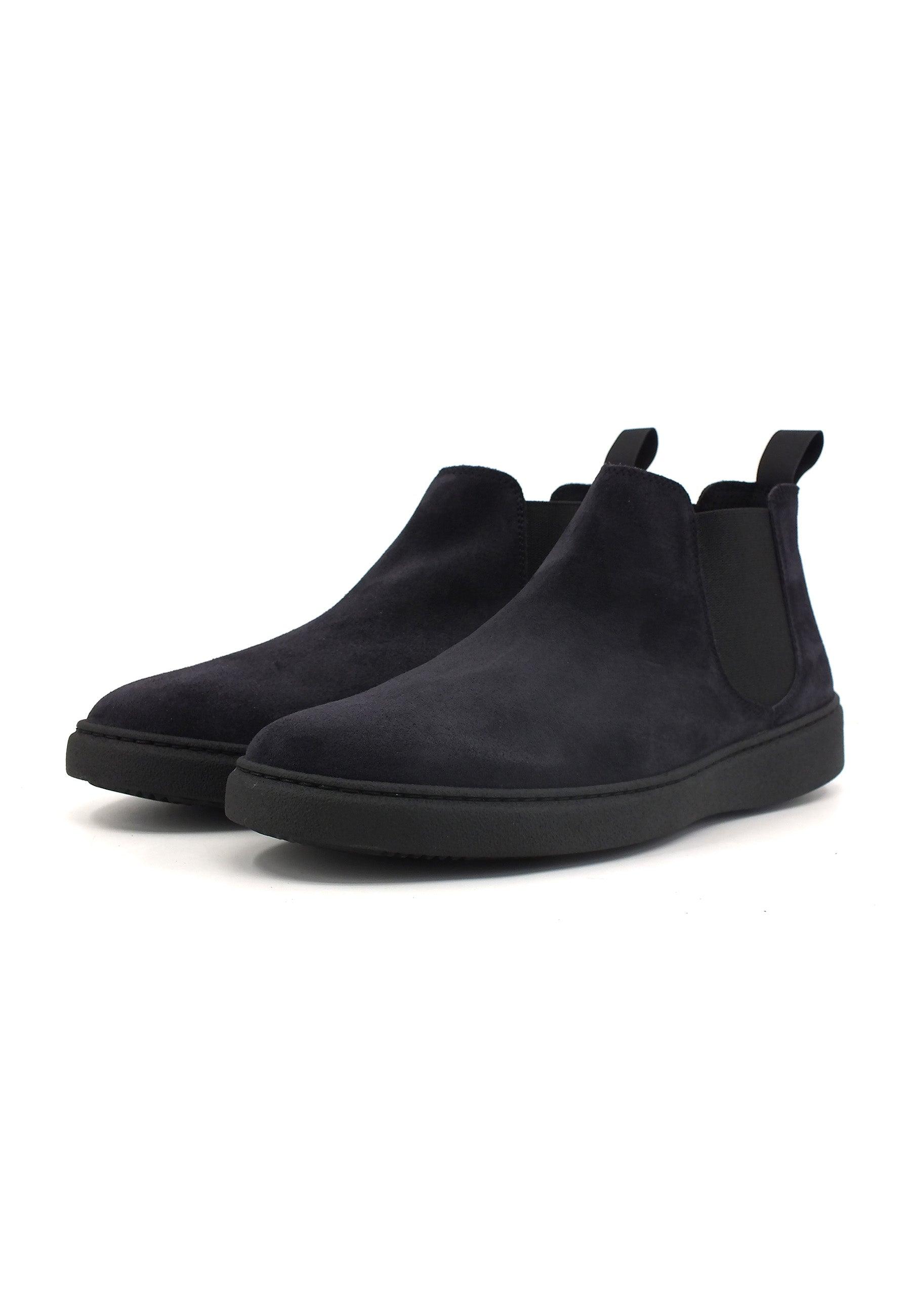 FRAU Waxy Stivaletto Polacco Uomo Blue 19A6109 - Sandrini Calzature e Abbigliamento