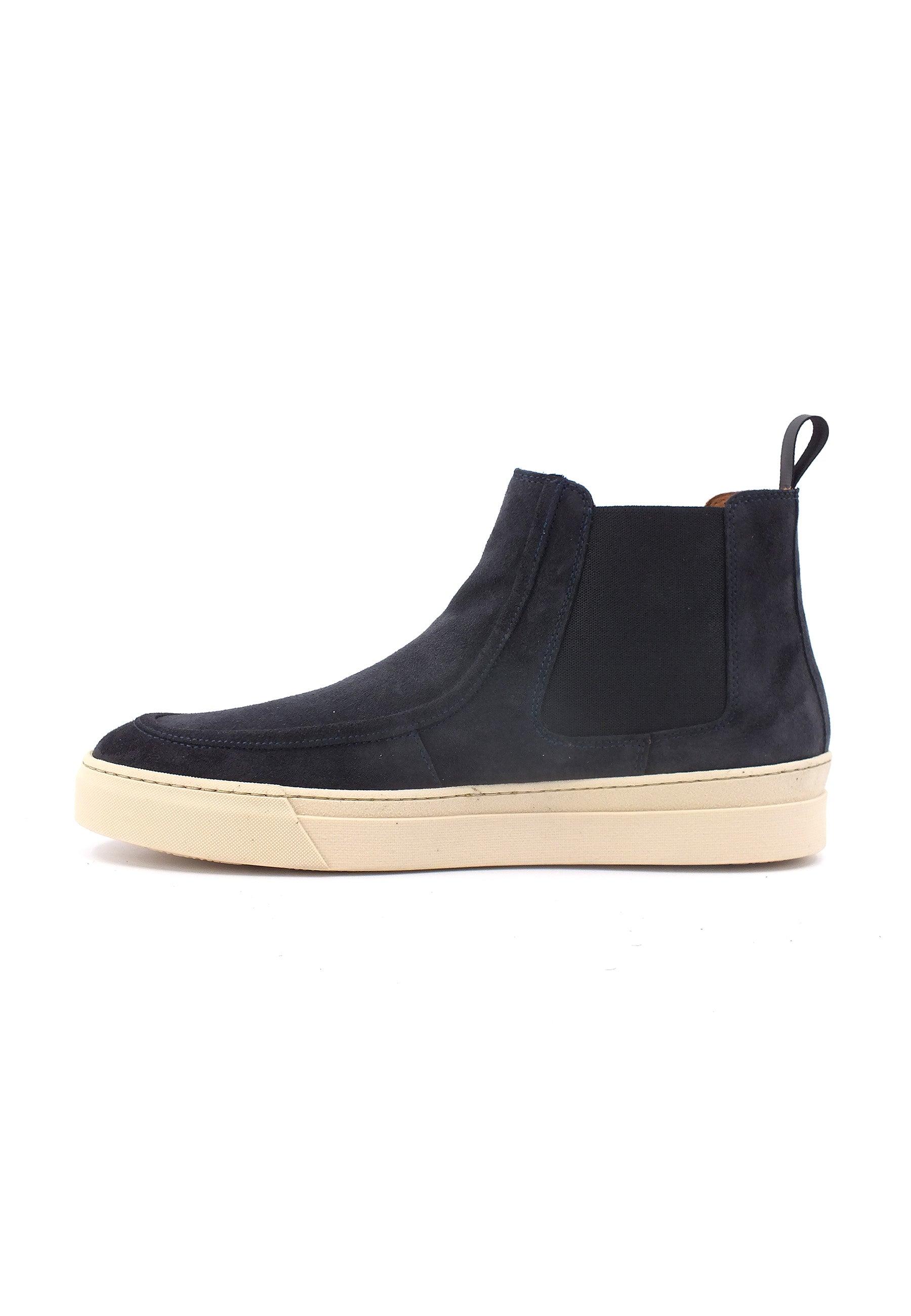 FRAU Waxy Stivaletto Polacco Uomo Blue 29A6162 - Sandrini Calzature e Abbigliamento