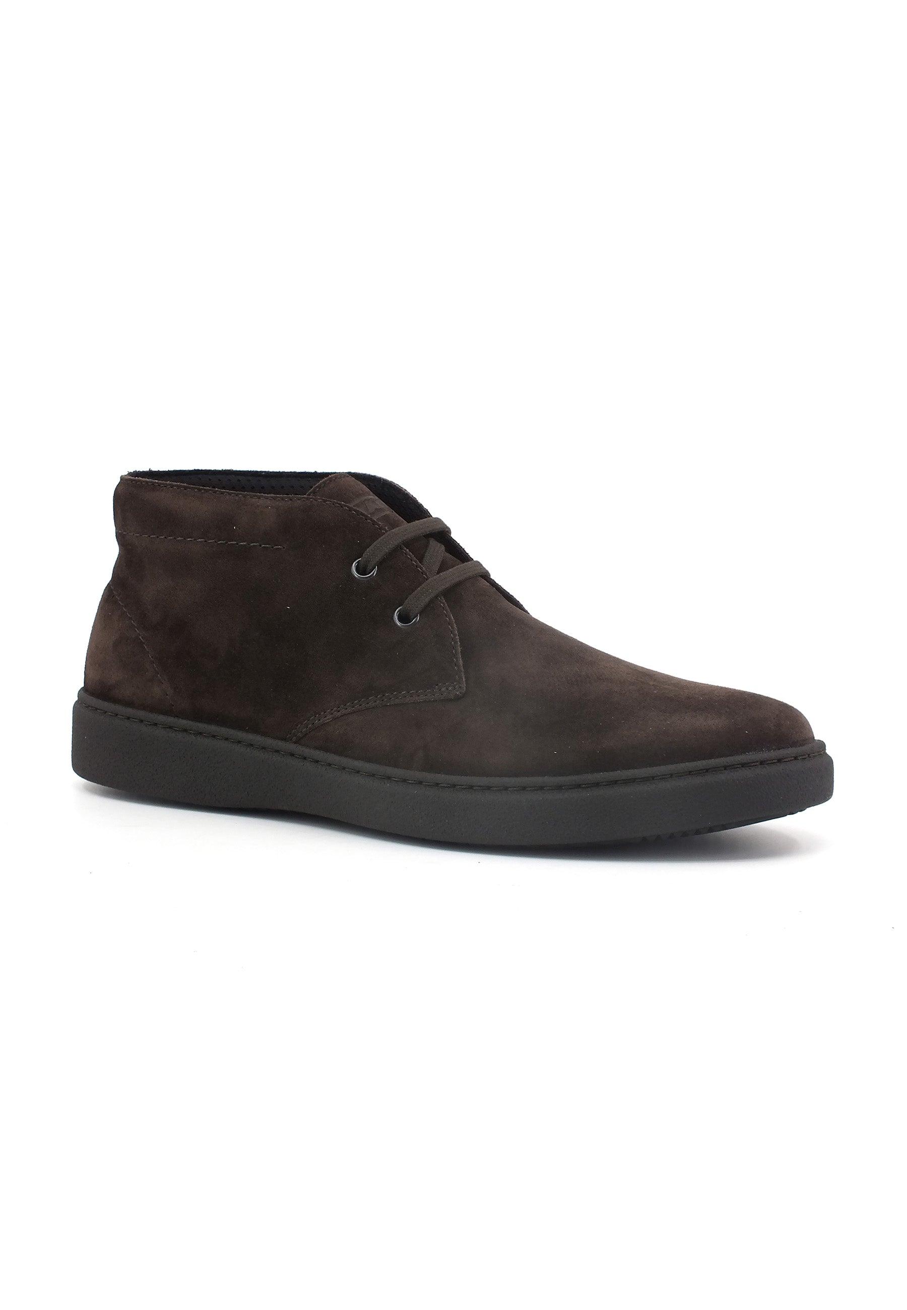 FRAU Waxy Stivaletto Stile Clark Uomo Pepe Marrone 19A5109 - Sandrini Calzature e Abbigliamento