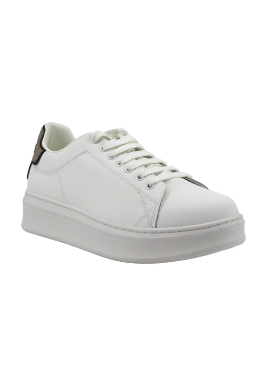 GAELLE Sneaker Uomo Beige Bianco GACAM00001 - Sandrini Calzature e Abbigliamento