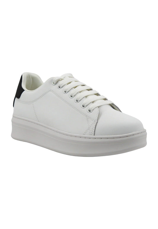 GAELLE Sneaker Uomo Bianco Nero GACAM00001 - Sandrini Calzature e Abbigliamento