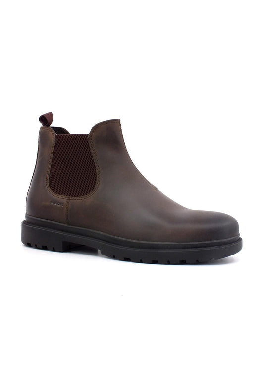 GEOX Andalo Stivaletto Polacco Uomo Coffee Bordeaux U16DDA0045C0720 - Sandrini Calzature e Abbigliamento